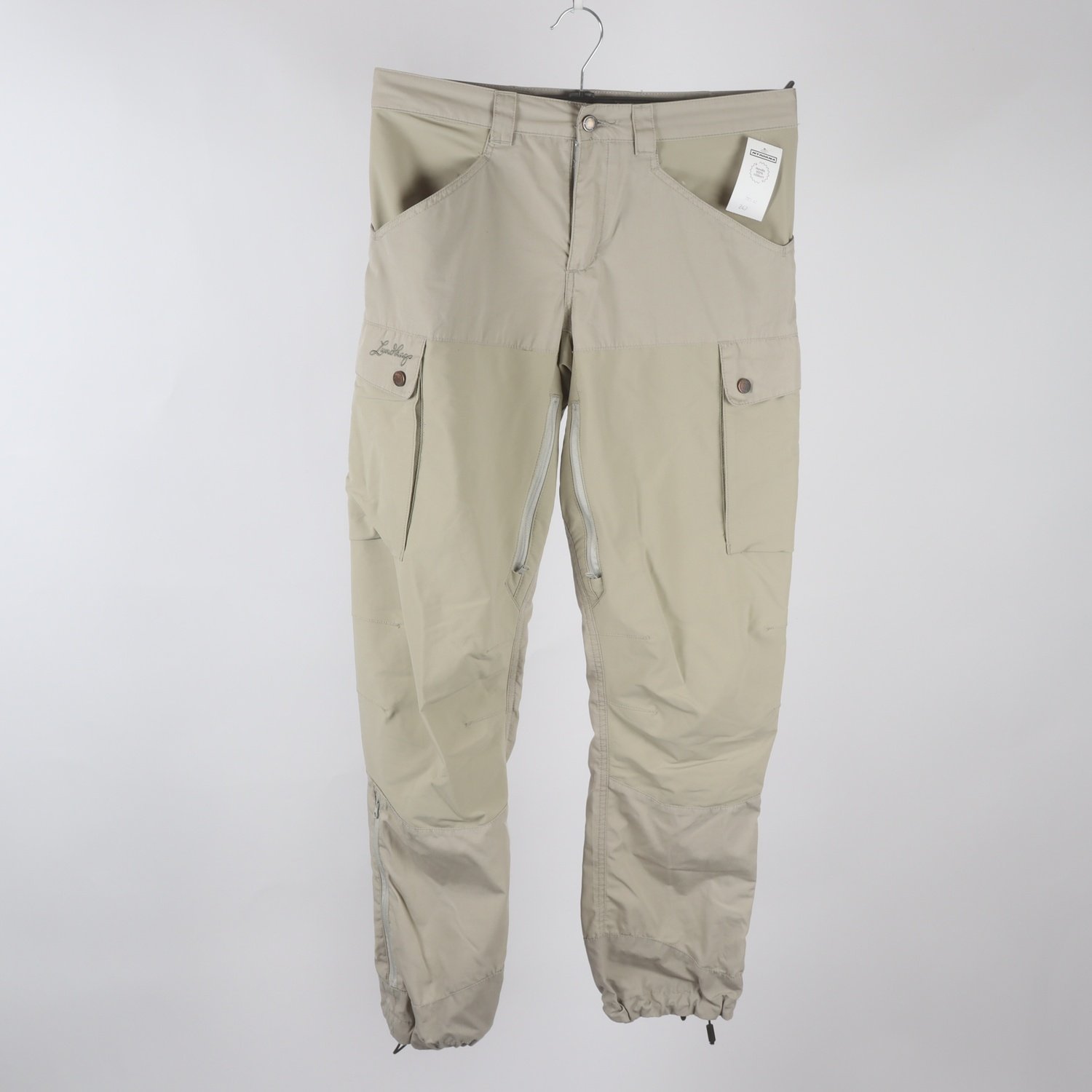 Friluftsbyxor, Lundhags, khaki beige, stl. 48