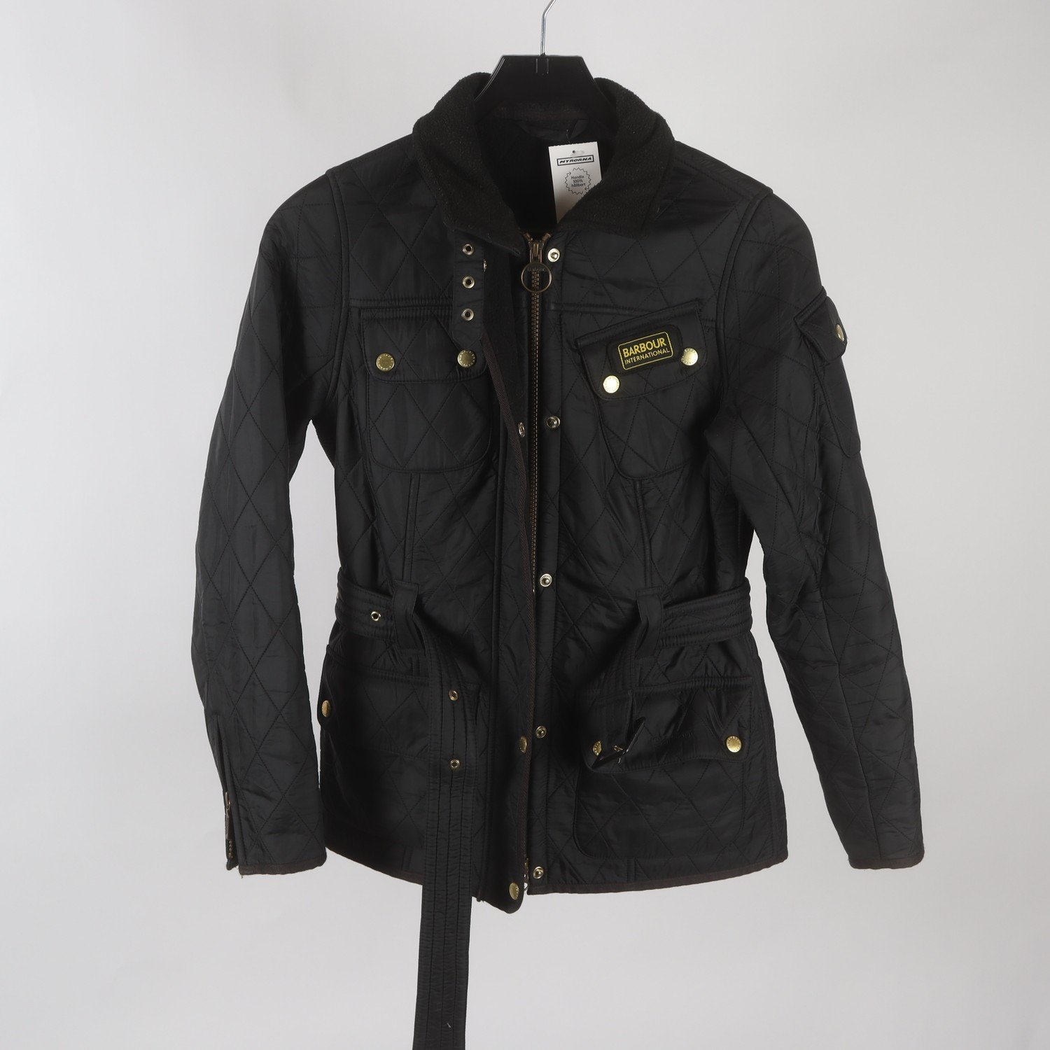 Jacka, Barbour International, svart, stl. 34