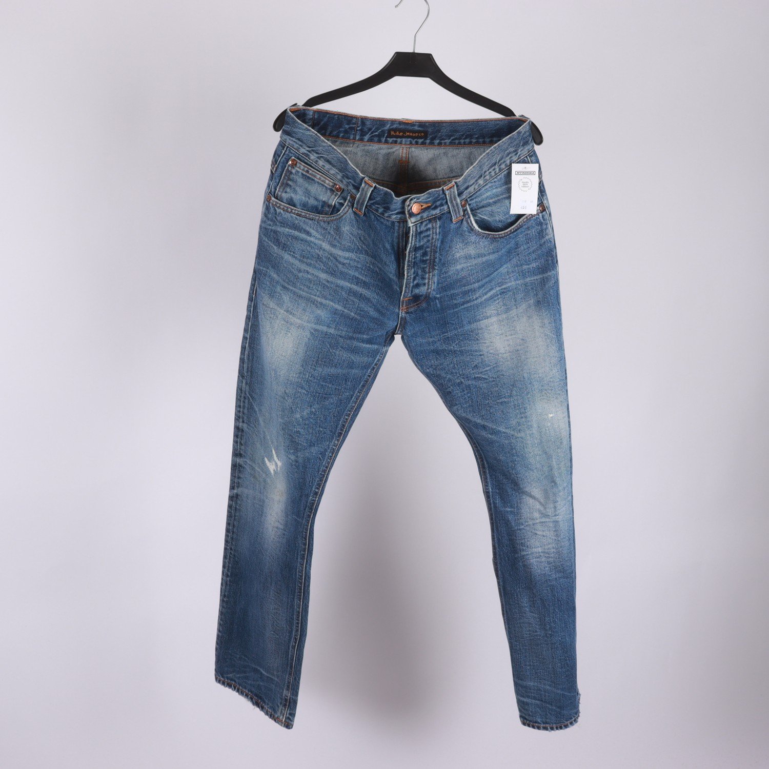 Jeans, Nudie, blå, stl. 33/32