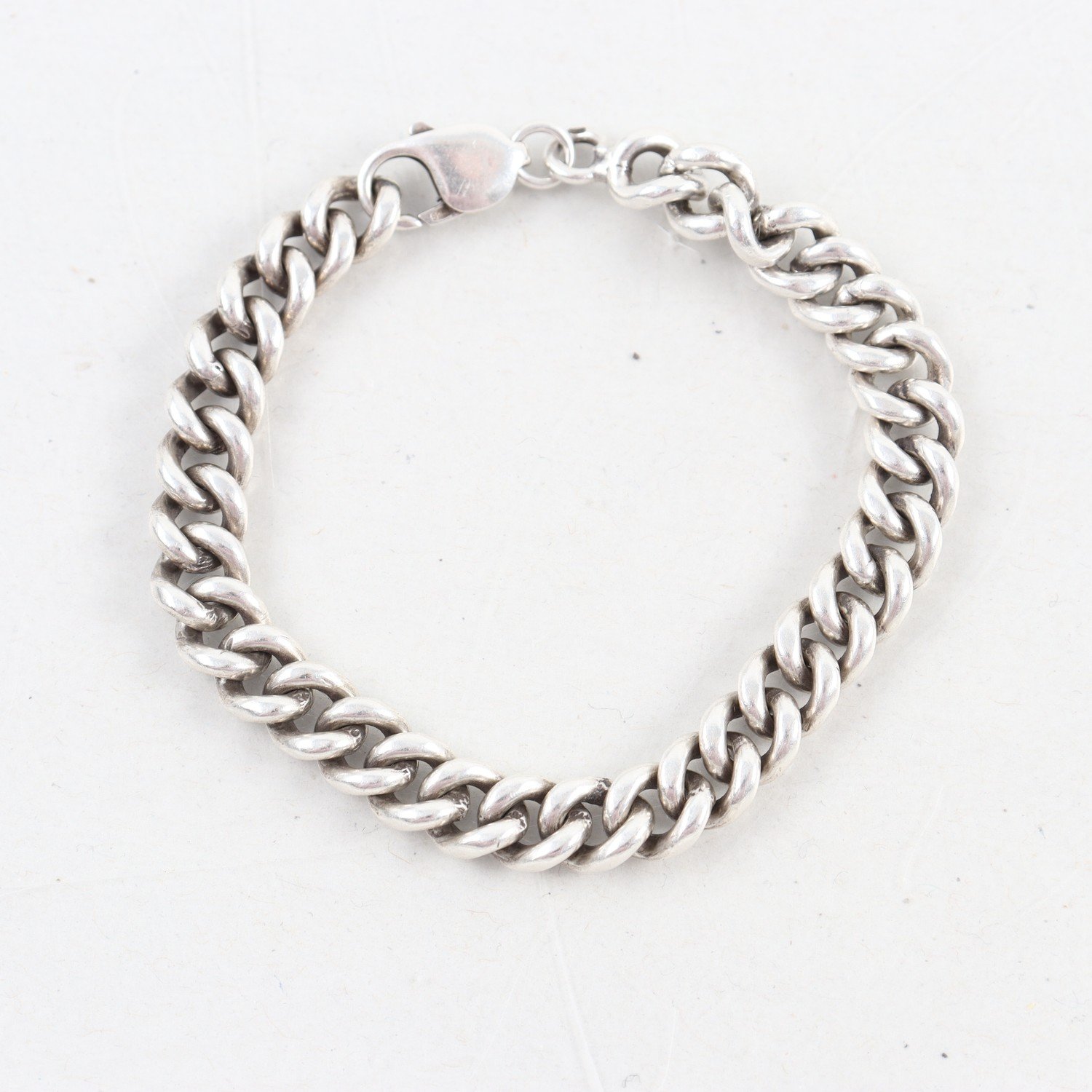 Armband, pansar, silver, vikt: 35,9g