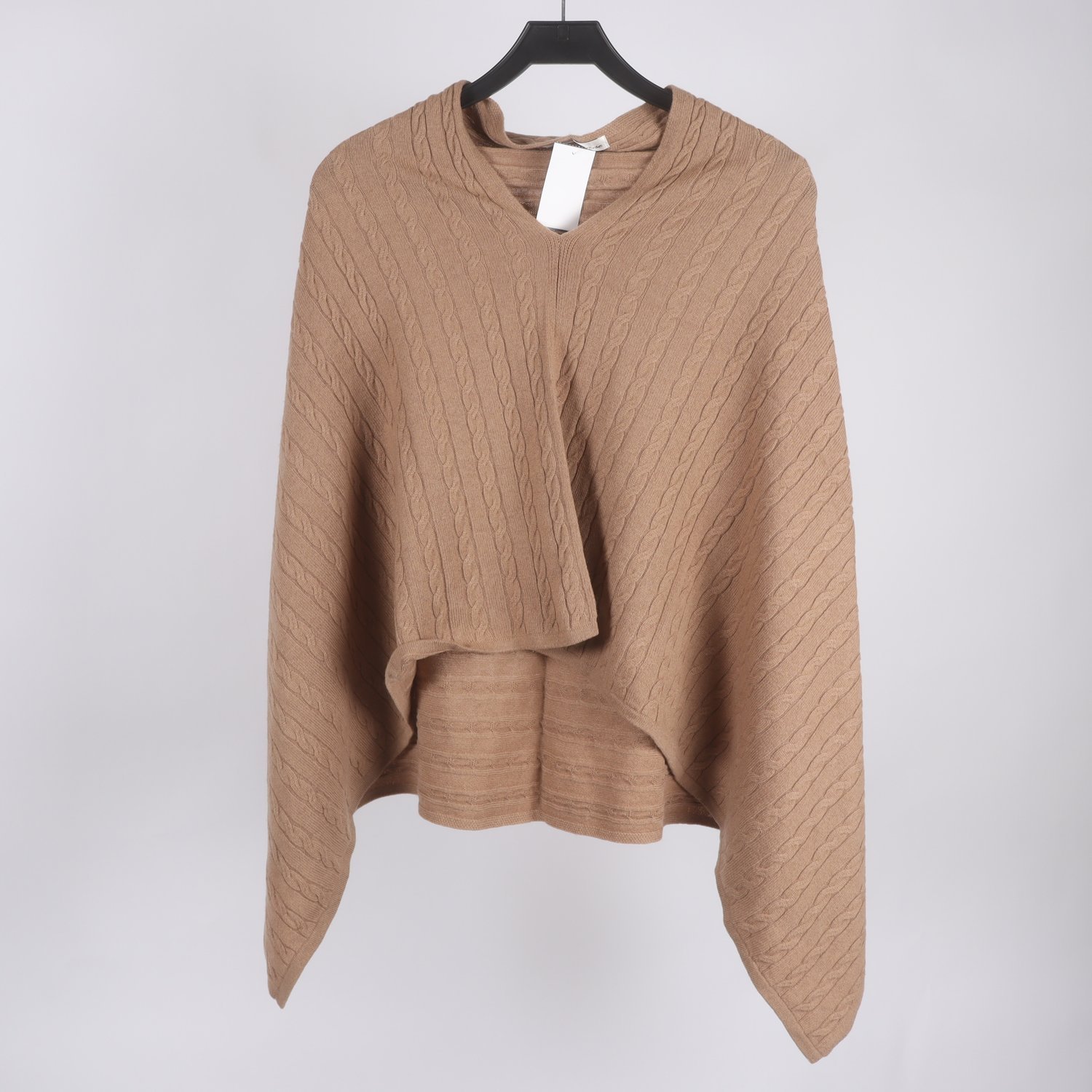 Poncho, Kardigan, beige, stl. one size