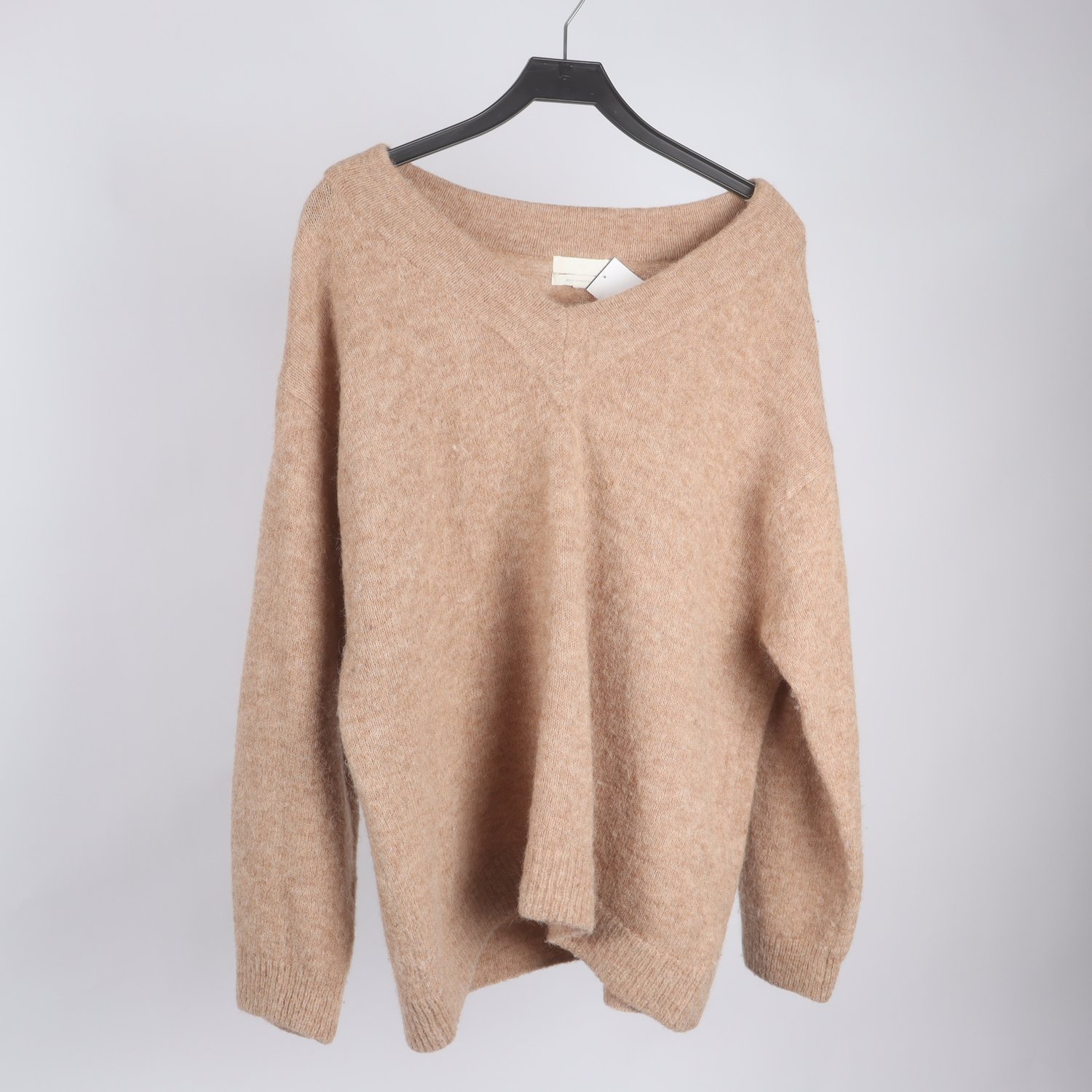 Tröja, H&M, beige, ull,alpaca, stl. ca. M/L