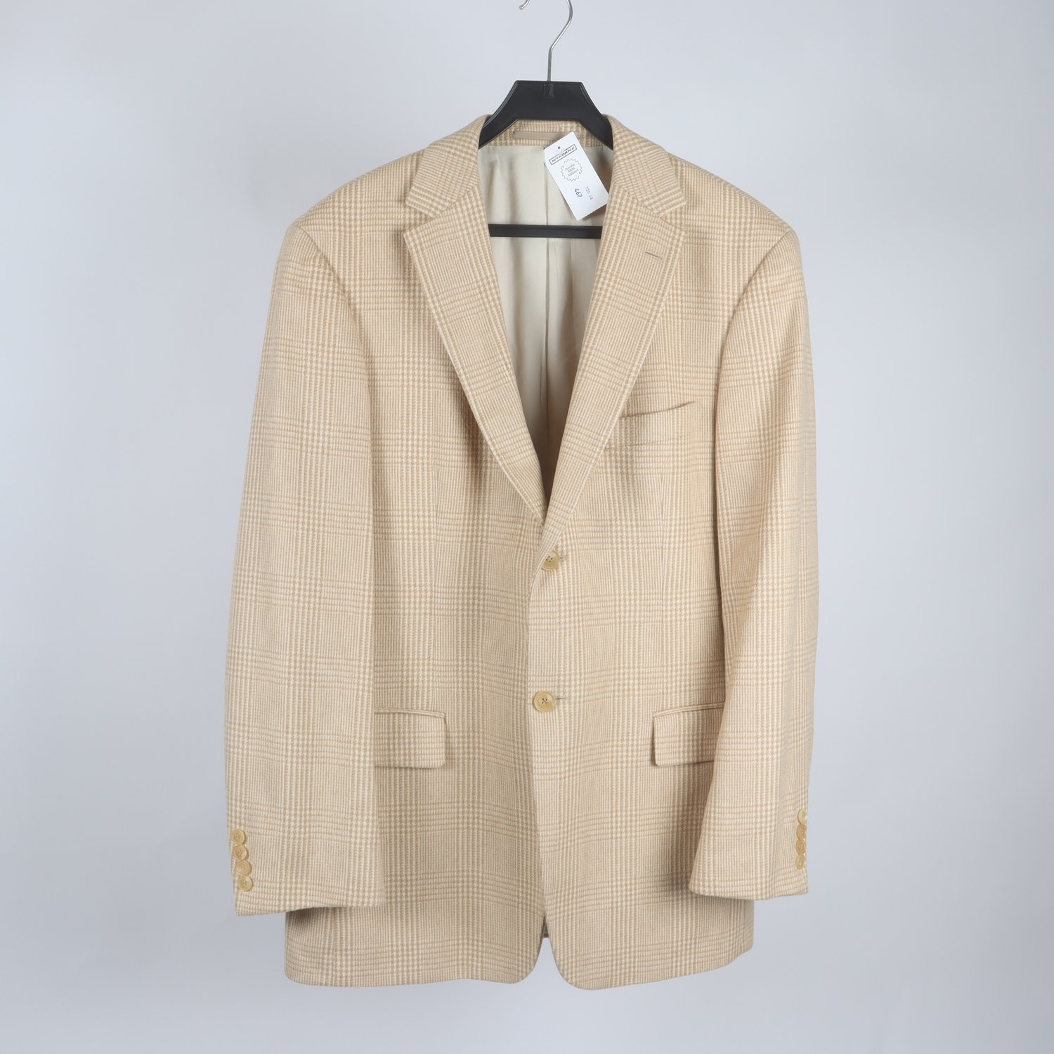 Kavaj, Hugo Boss, beige, ull, cashmere, stl. 52