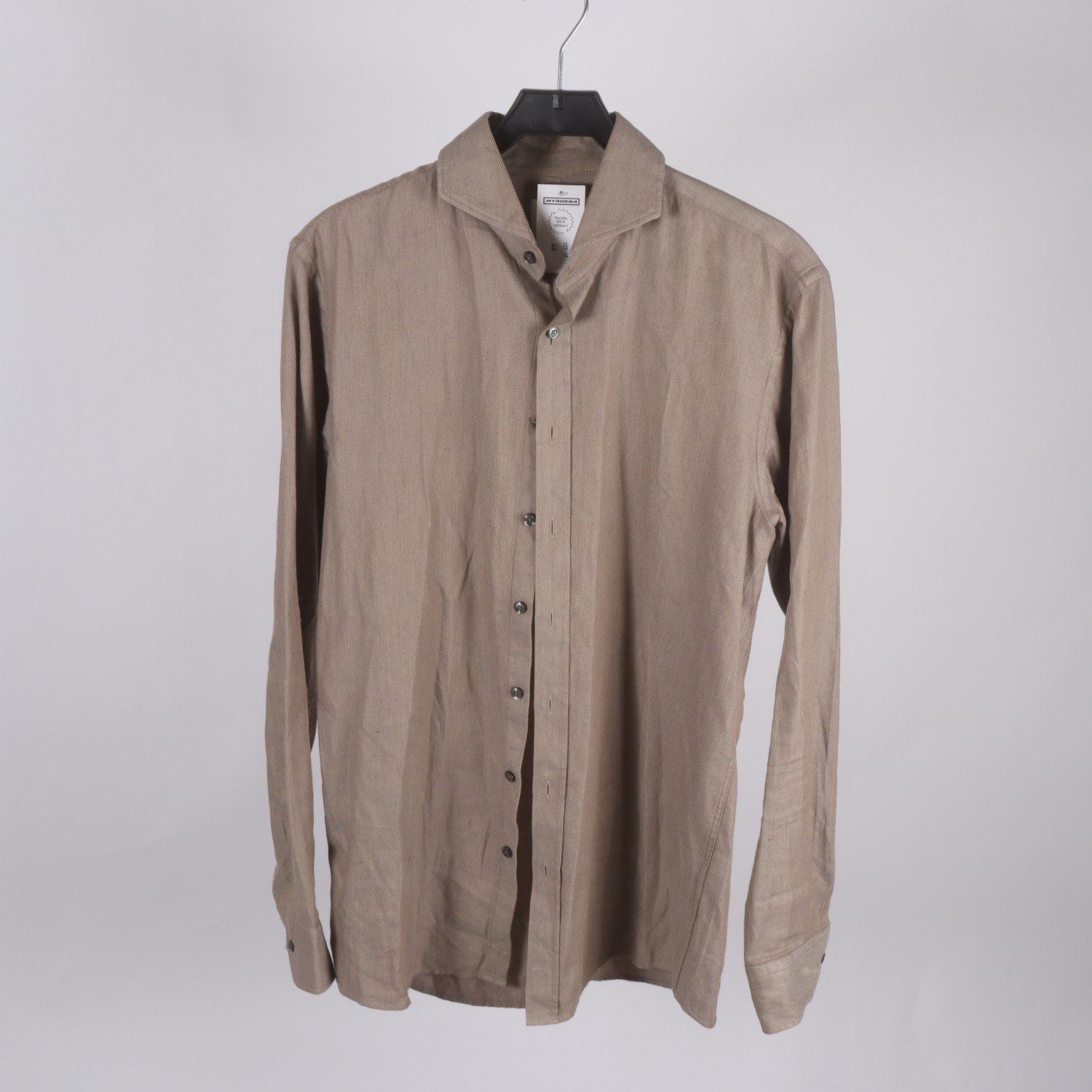 Skjorta, Oscar Jacobsen, beige, flanell, stl. 40