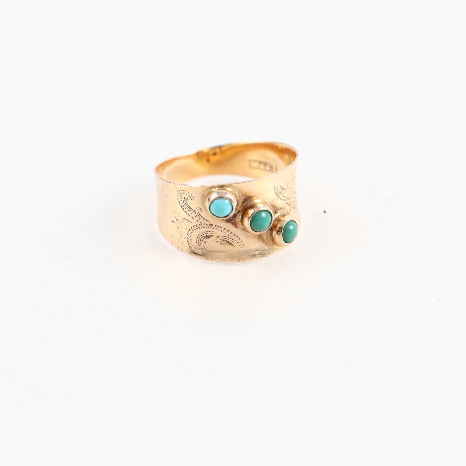 Ring, Guld 18K, Stenar, 1965 (P9), Vikt: 2,7g