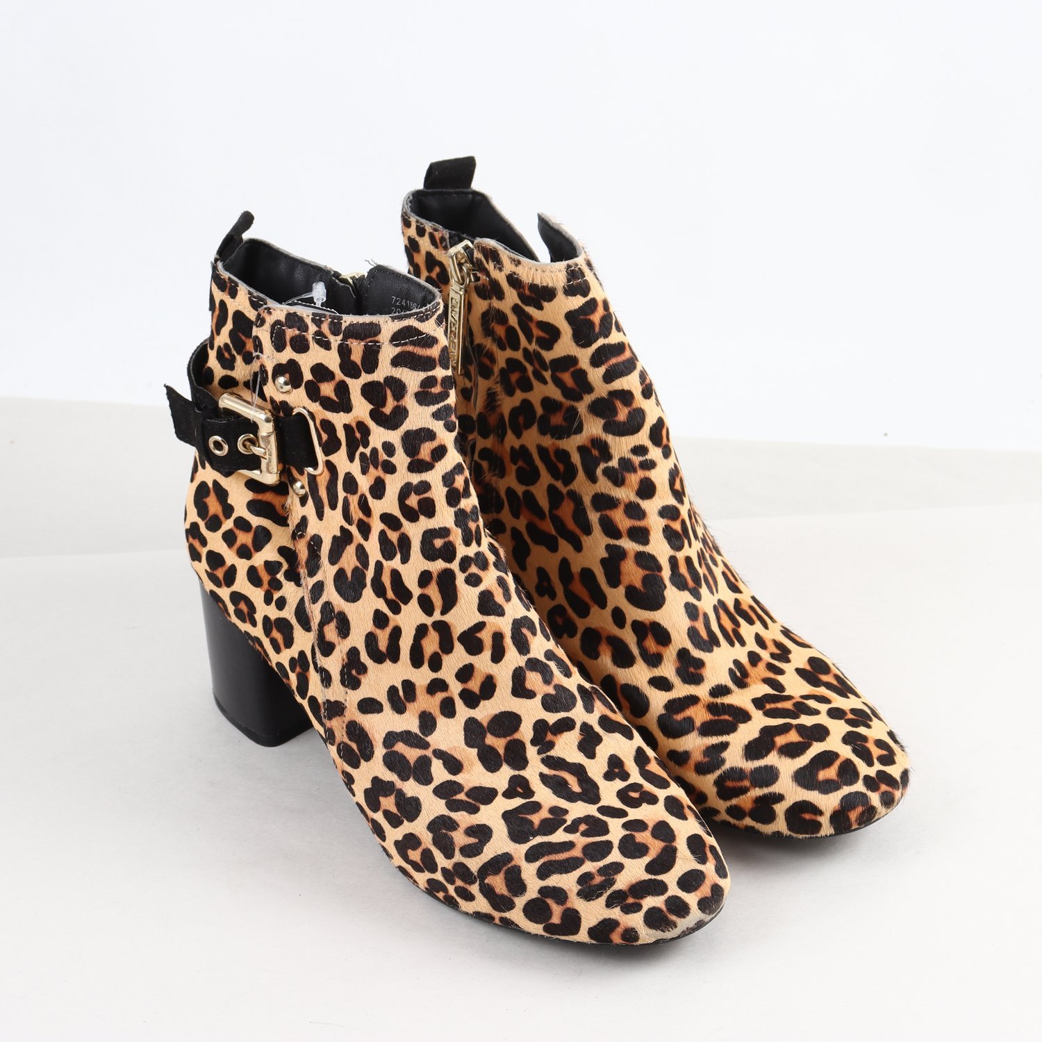 Stövletter, River Island, leopardmönstrad, stl. 38