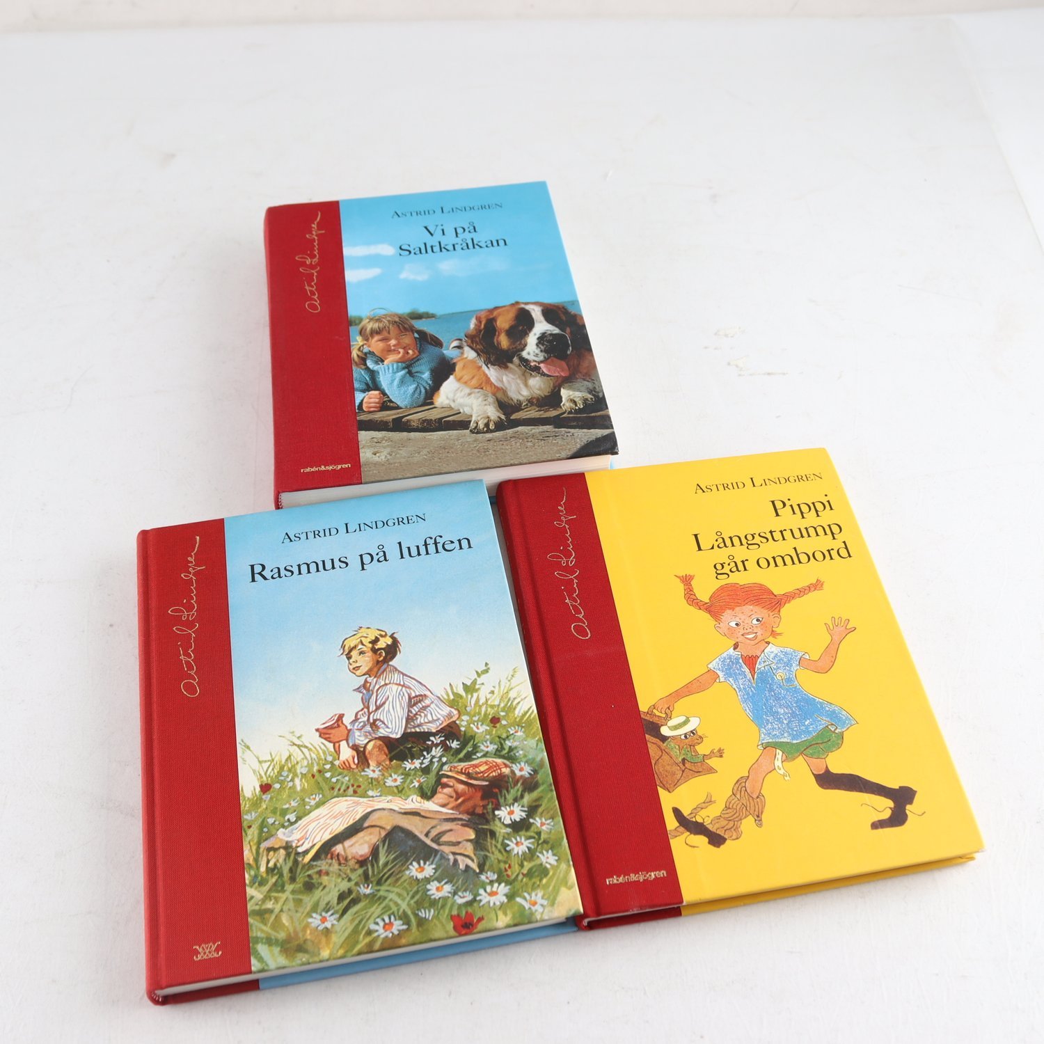 Astrid Lindgren, bokpaket med 3 volymer