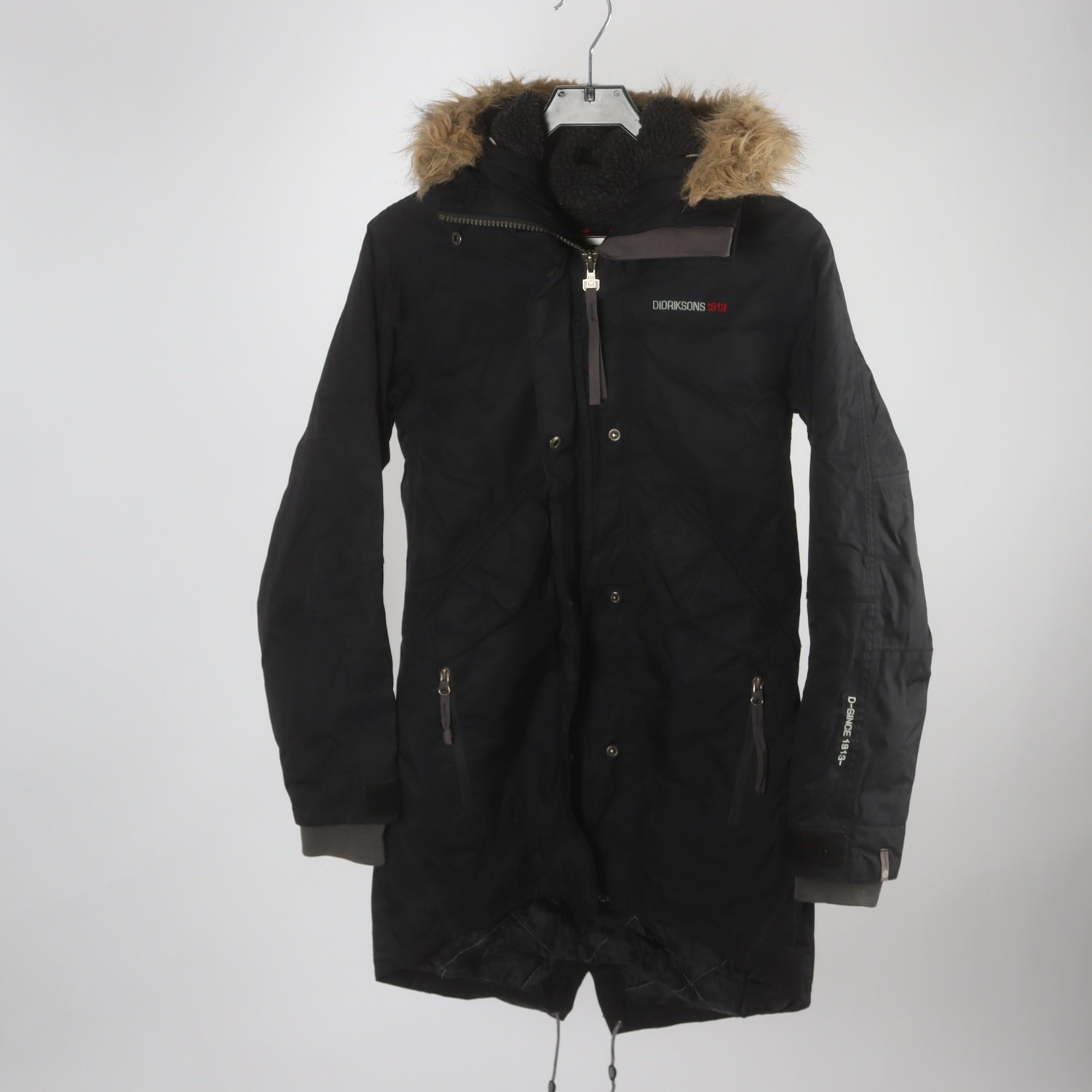 Parkas, Didriksons 1913 Sweden, svart, stl. 36