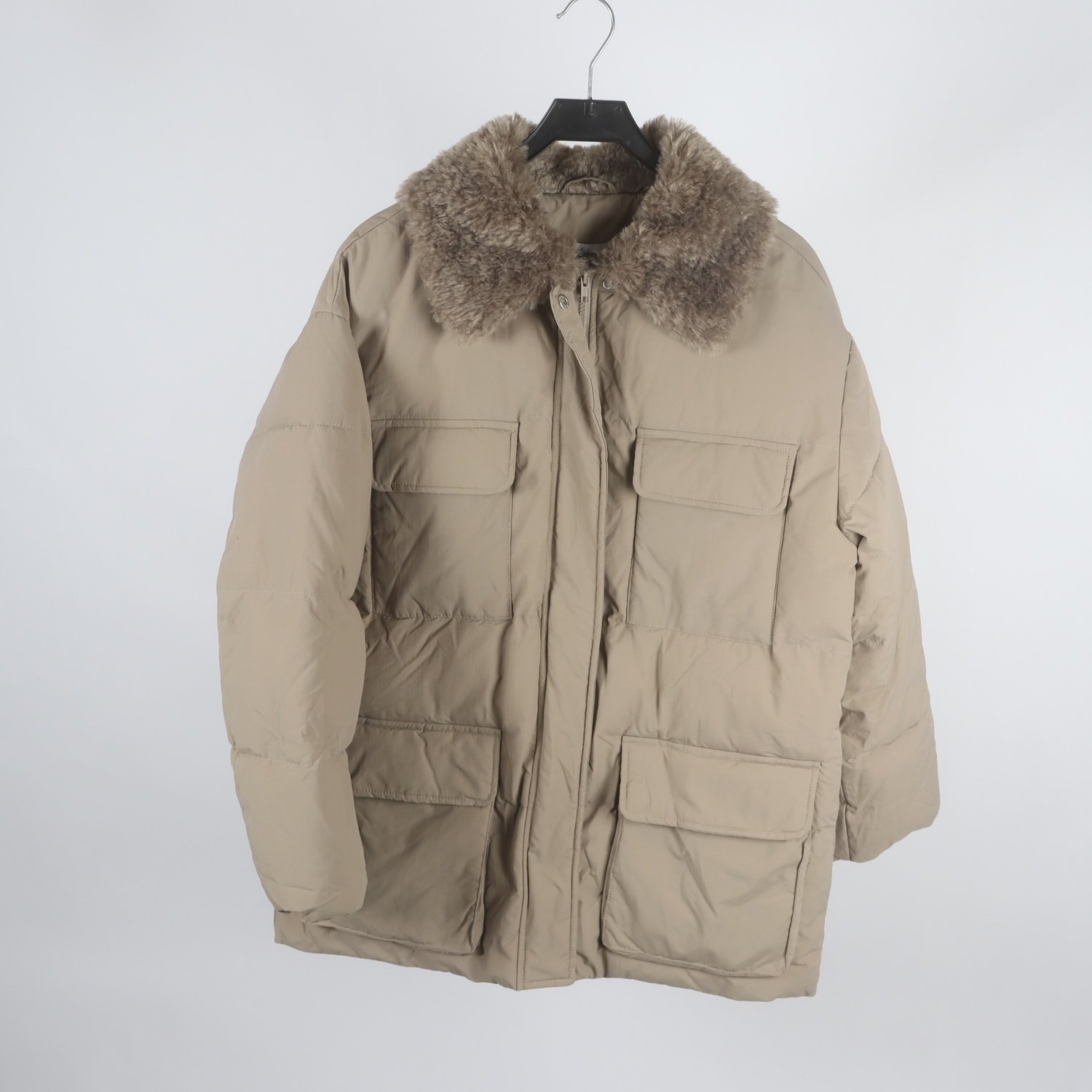 Jacka, Asos Design, khaki beige, stl. 36