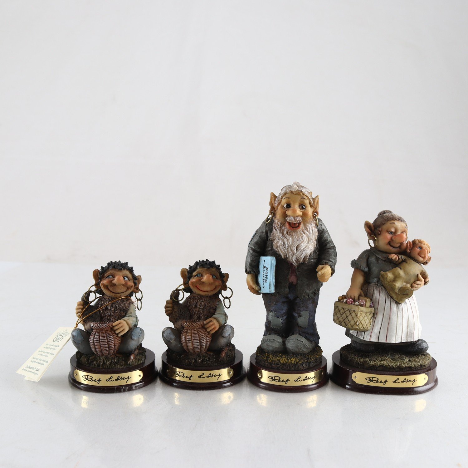 Figuriner, RBA, troll, Rolf Lidberg, 4 st