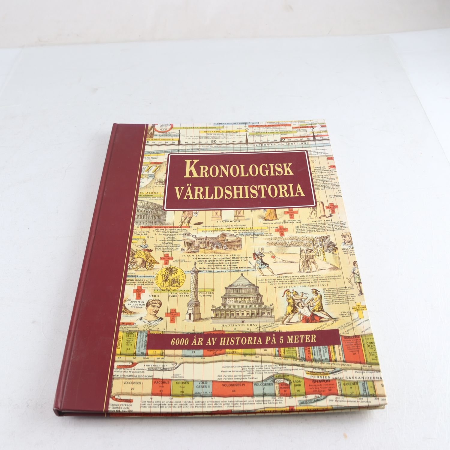 Kronologisk världshistoria: 6000 år av historia på 5 meter. Samfraktas ej.