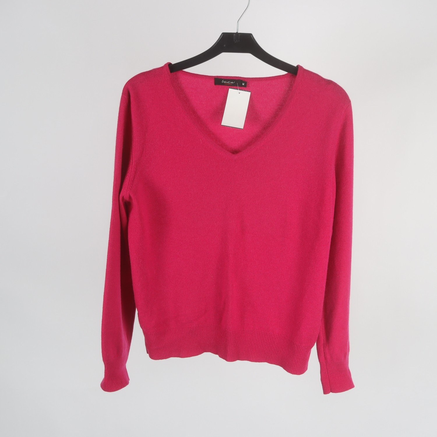 Tröja, Wico Cashmere, cerise, stl. M