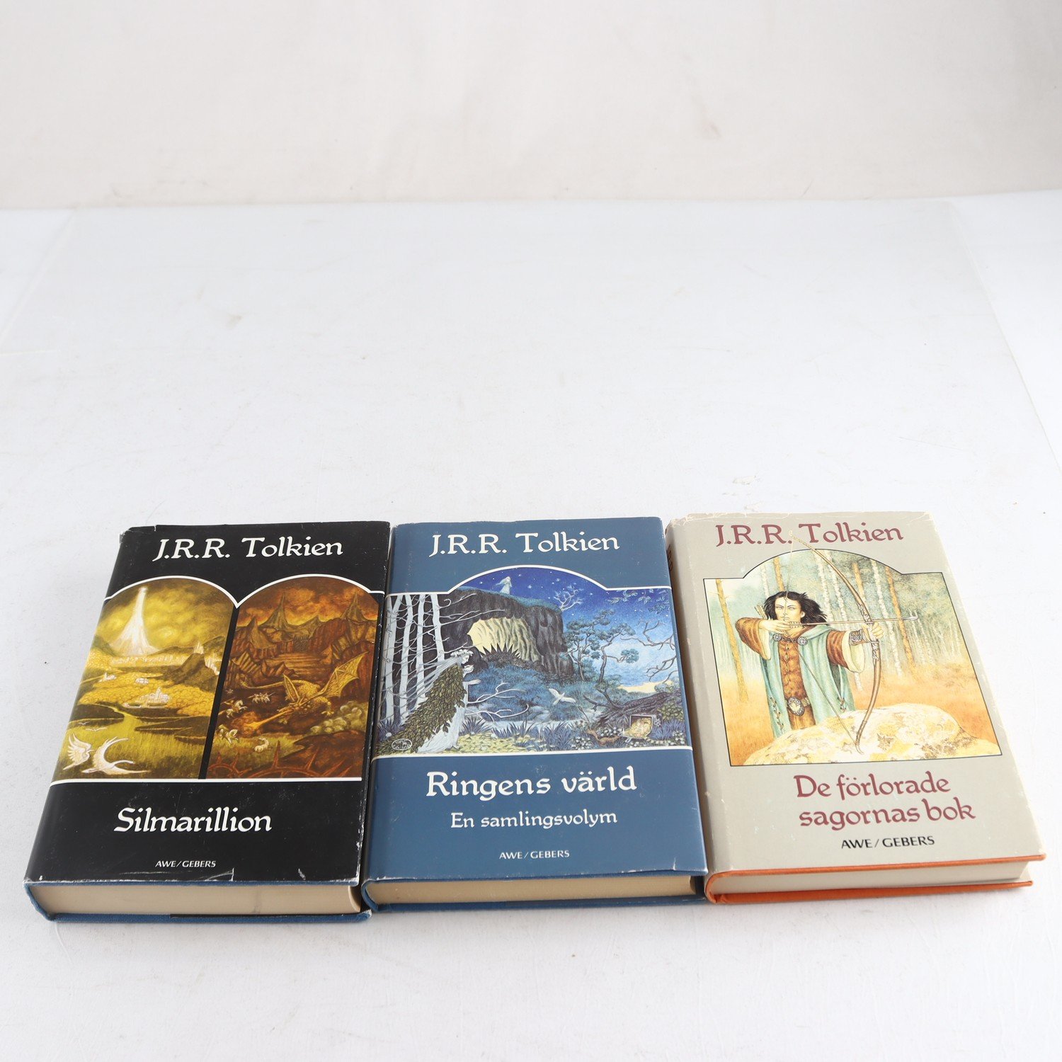 J.R.R. Tolkien, De förlorade sagornas bok + Silmarillion + Ringens värld