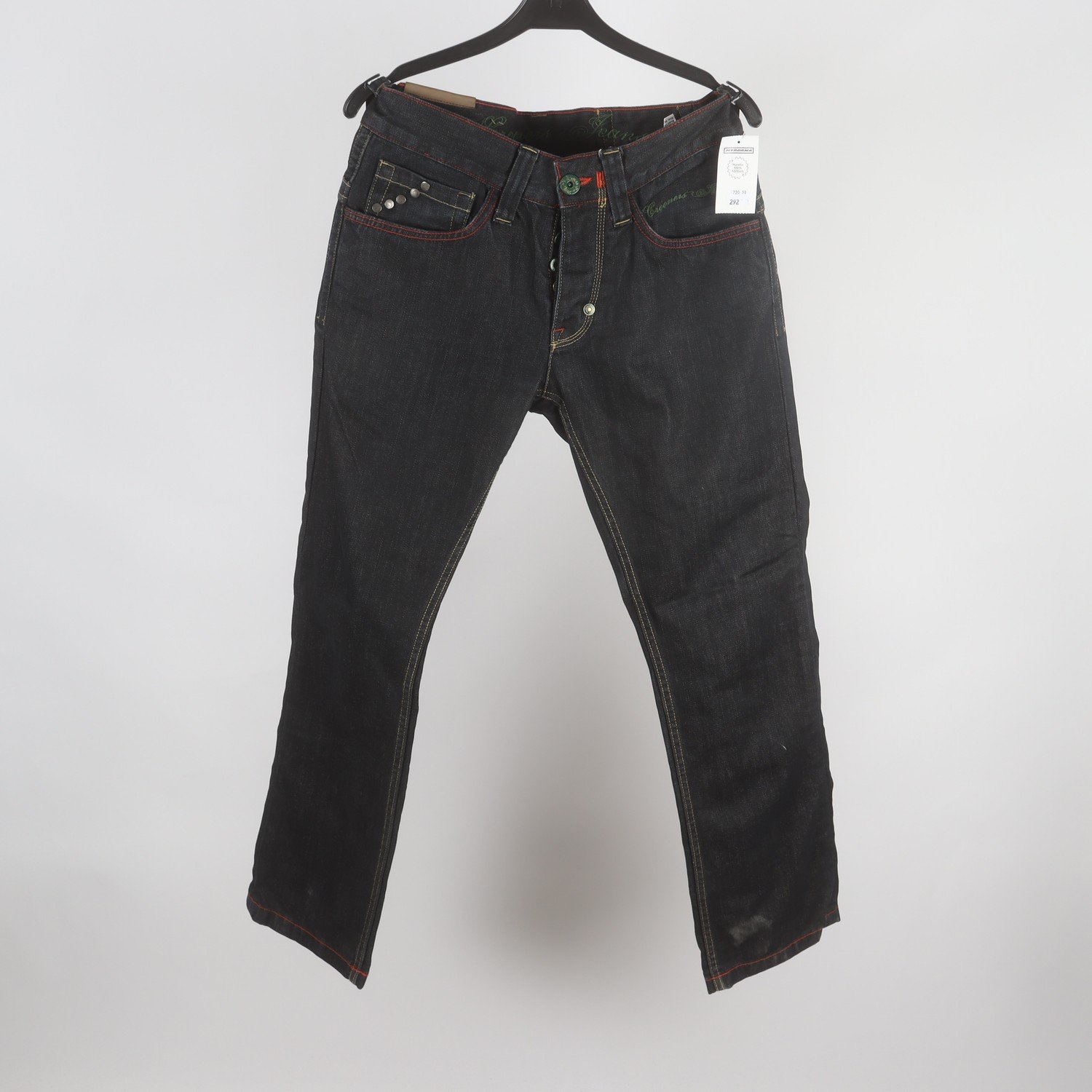 Jeans, Iceman, svart, stl. W: 30″ L: 30″