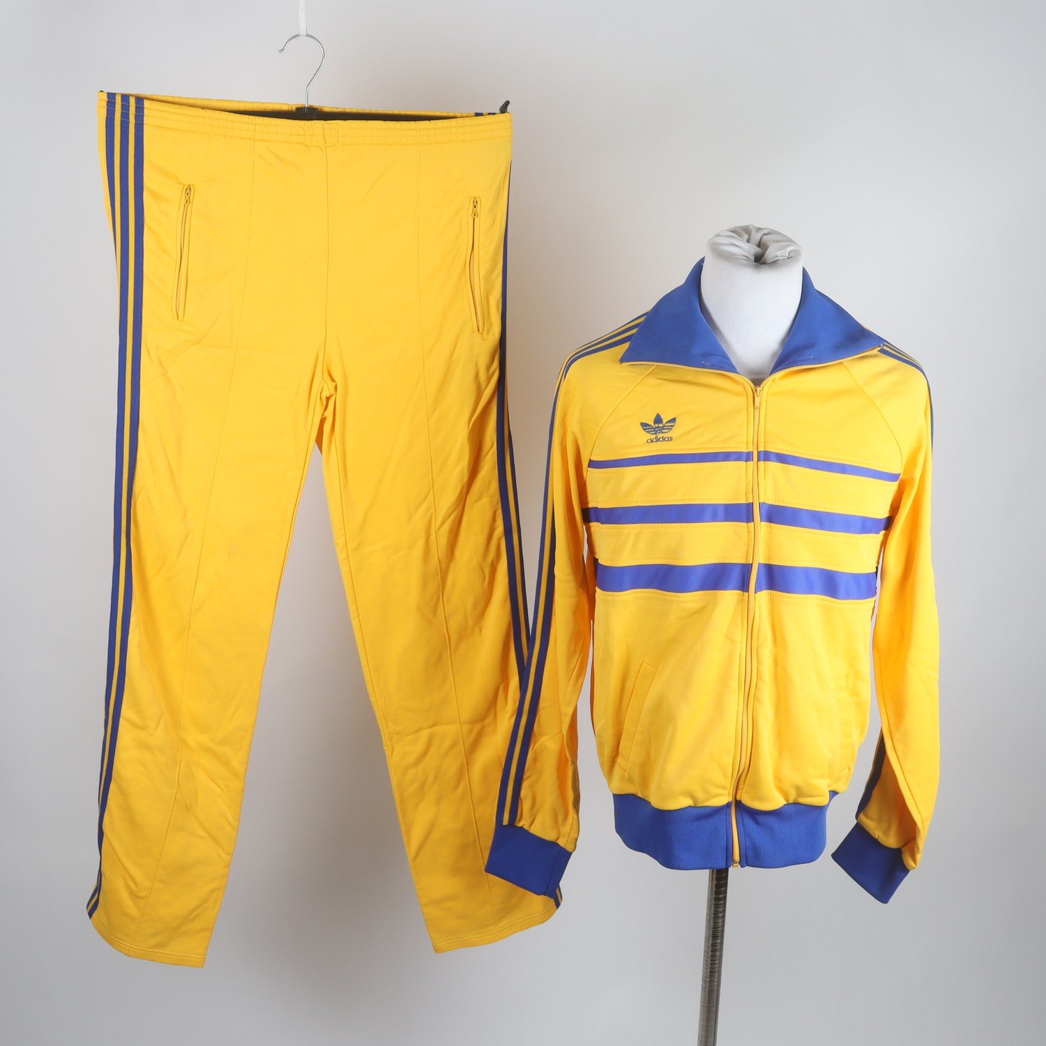 Sportset, vintage, Adidas, gul, stl. 52 (L)