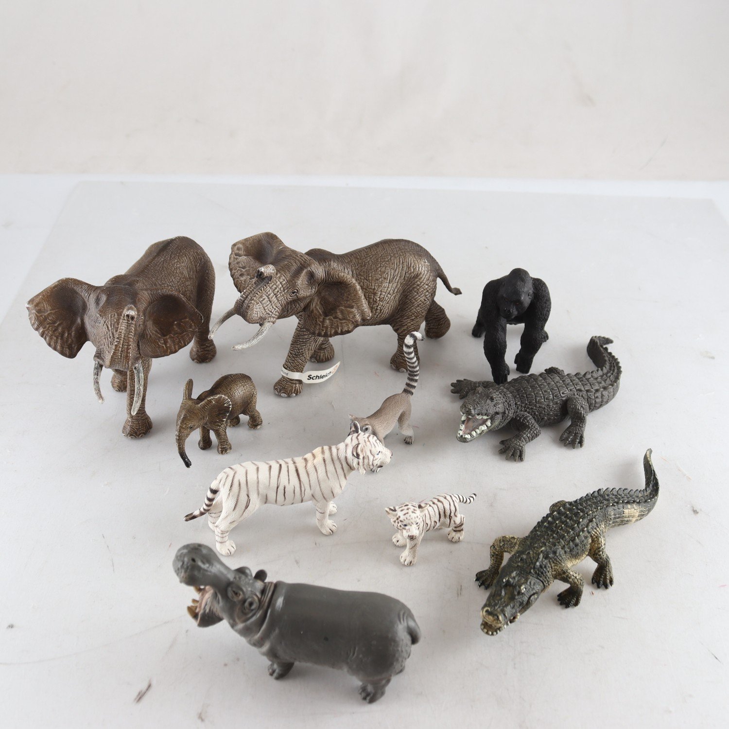 Djur, Schleich, blandat 10st.