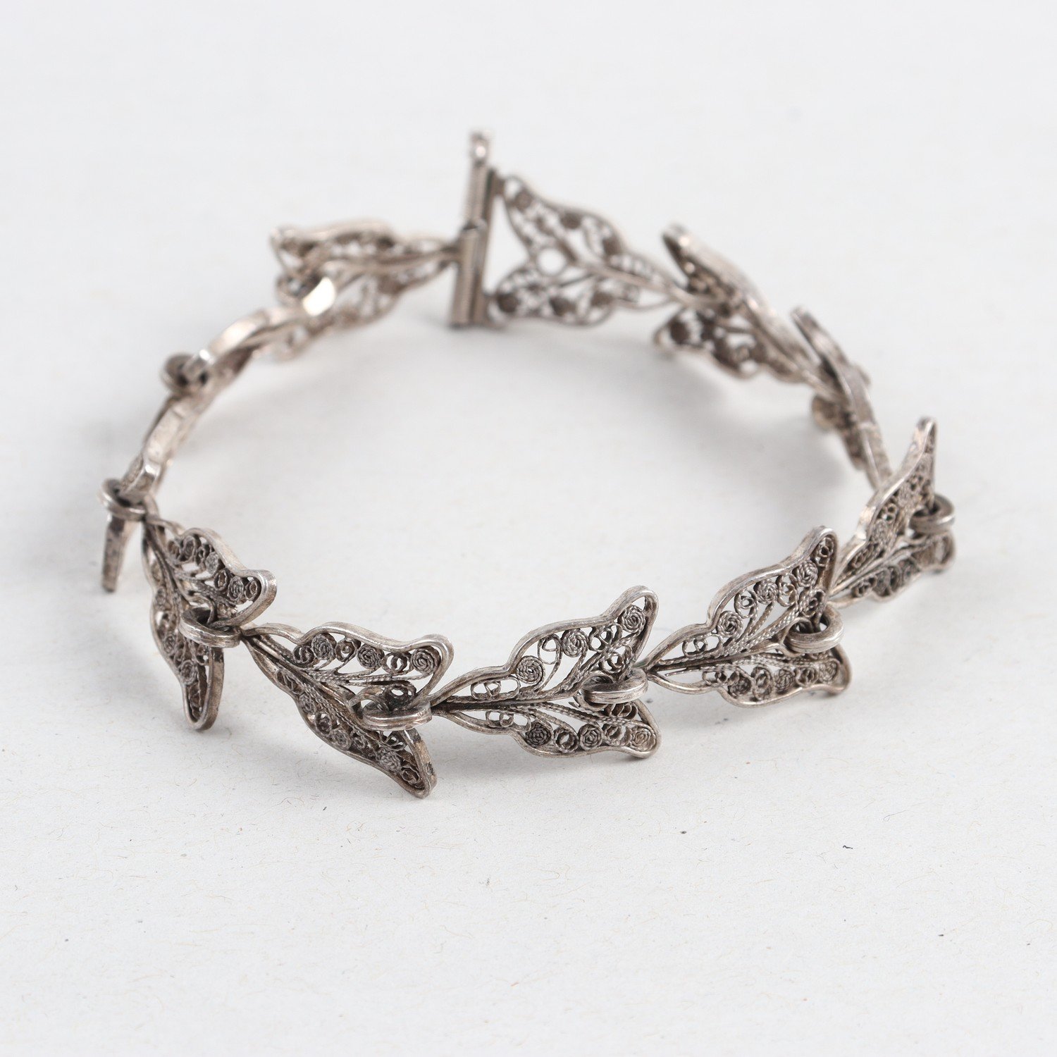 Armband, Silver, Vikt: 12,4g