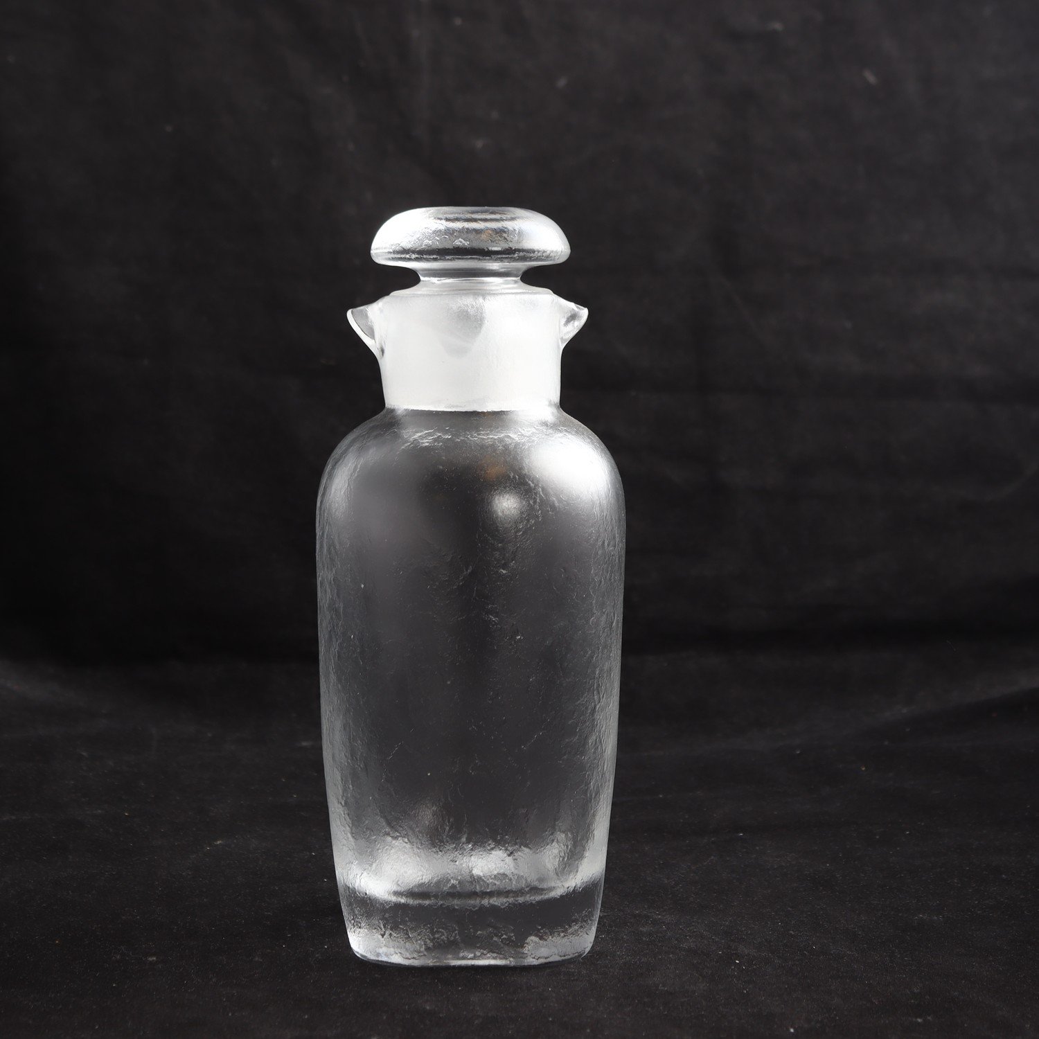 Shaker, glas, Iced, Vicke Lindstrand, Orrefors, 1930-tal. Samfraktas ej.