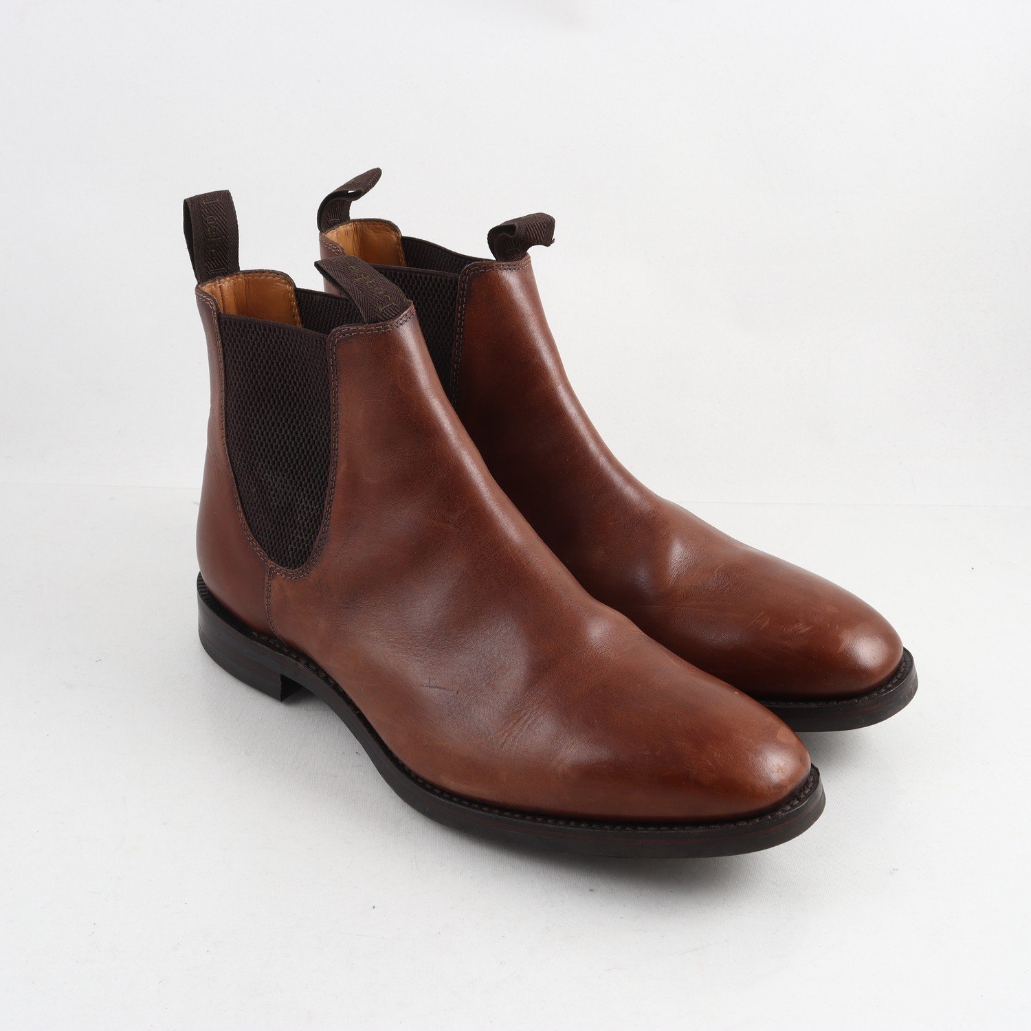 Boots, Loake, läder, stl. 45.5