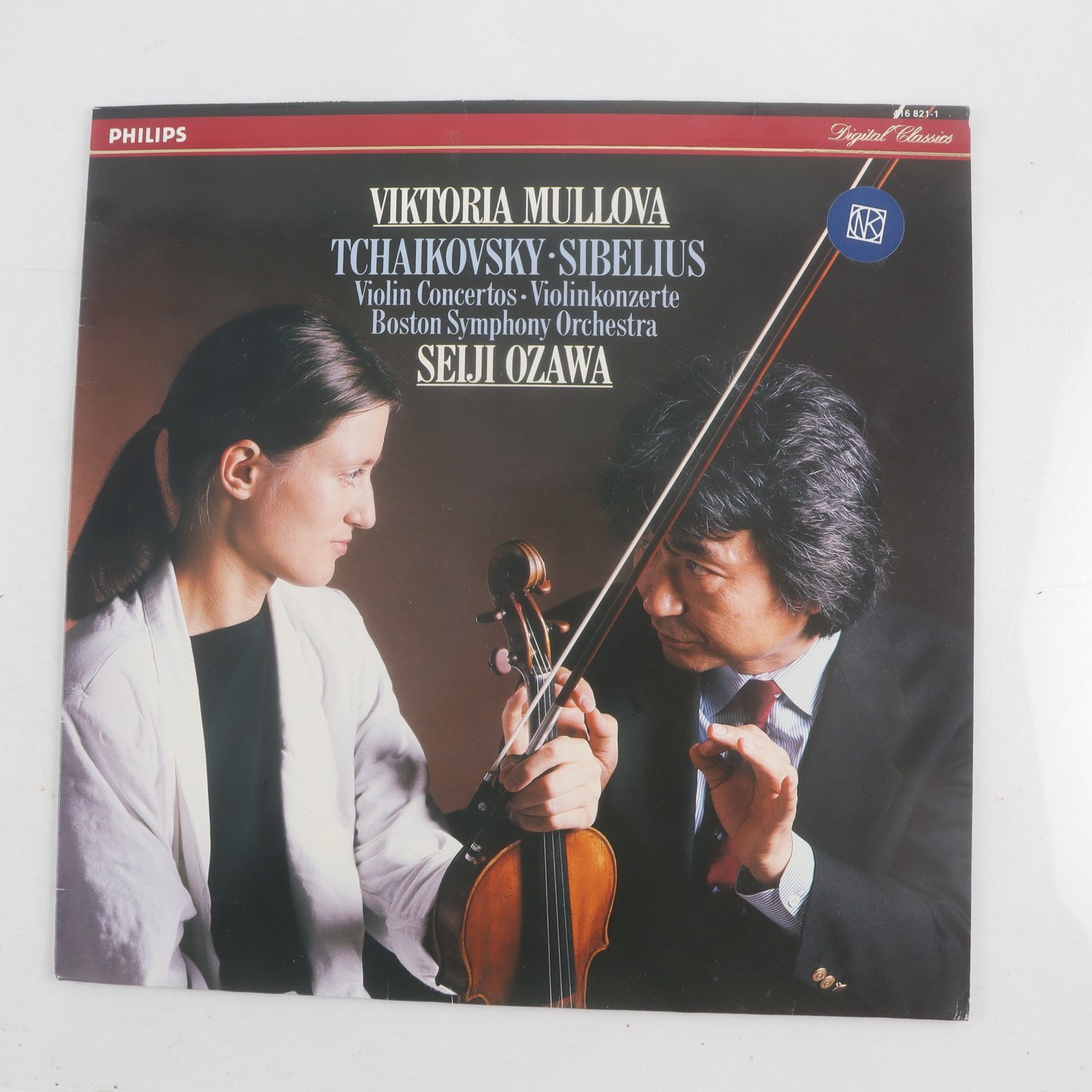 LP Viktoria Mullova, Tchaikovsky, Sibelius, Seiji Ozawa, Violinkonzerte