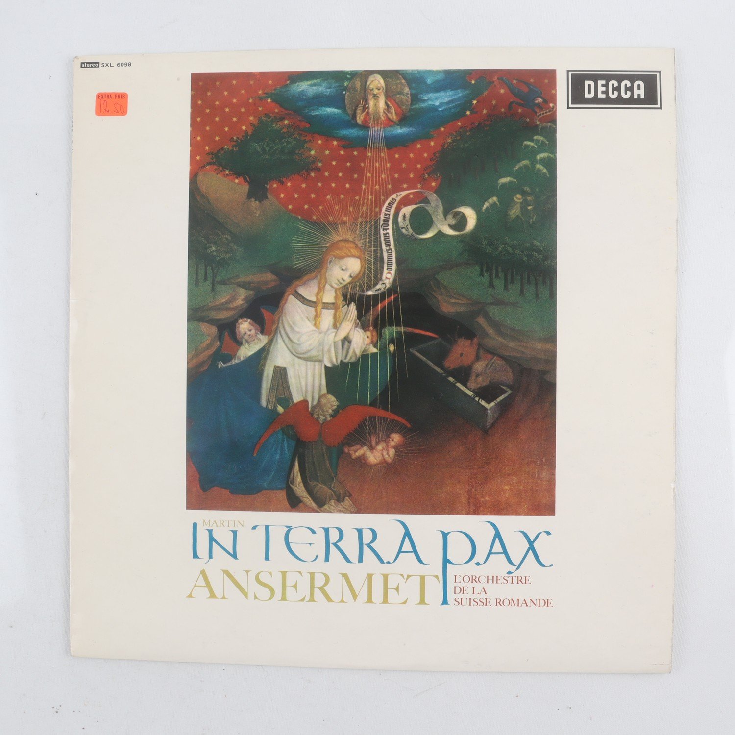 LP Martin, Ansermet, L’Orchestre De La Suisse Romande, In Terra Pax