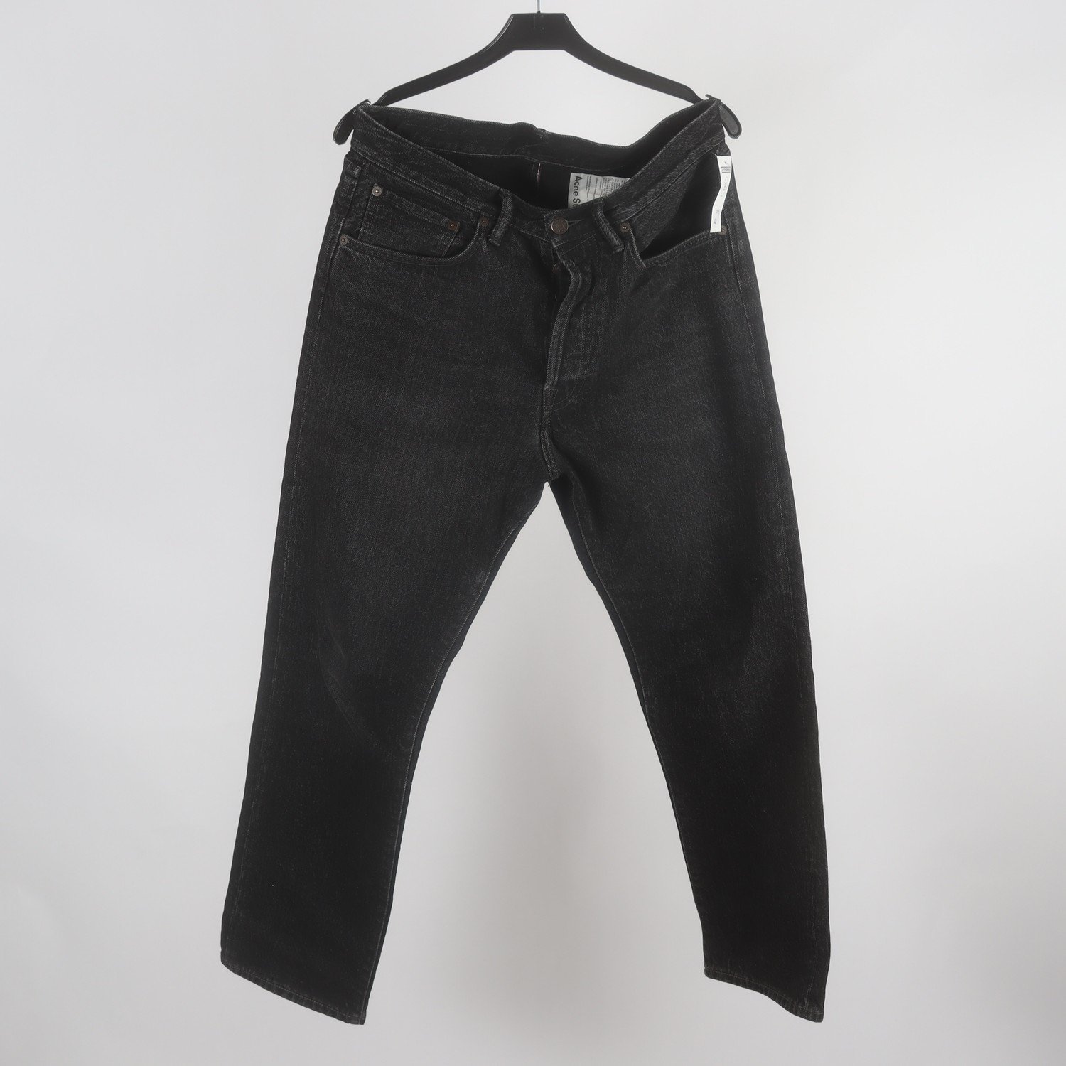 Jeans, Acne Studios, svart, stl. W: 29″ L: 32″