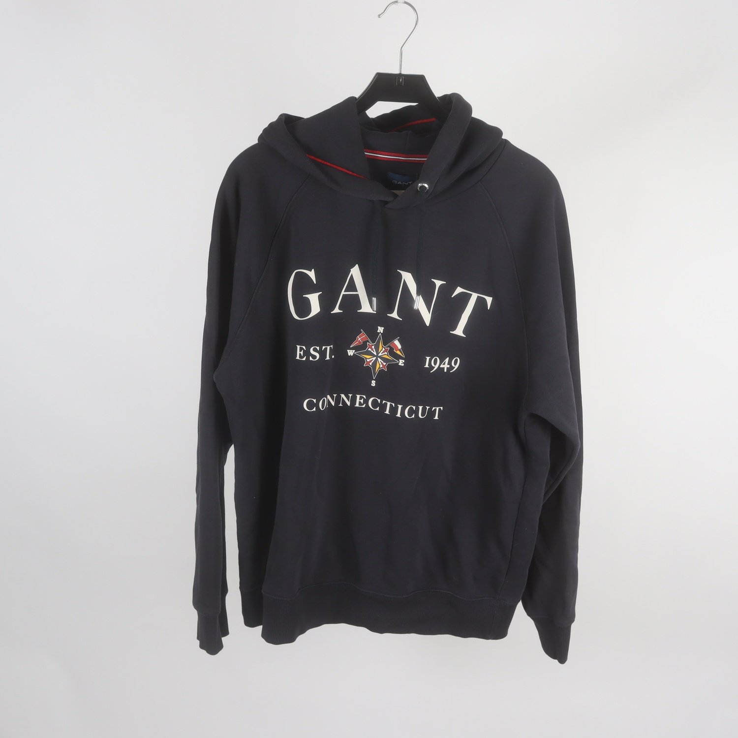 Hoodie, Gant, marinblå, stl. XL