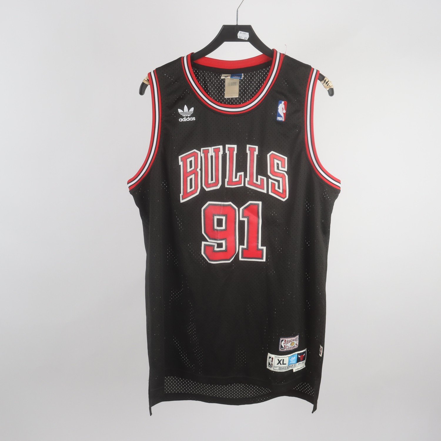 Basketlinne, Adidas, Chicago Bulls, Rodman 91, stl. XL