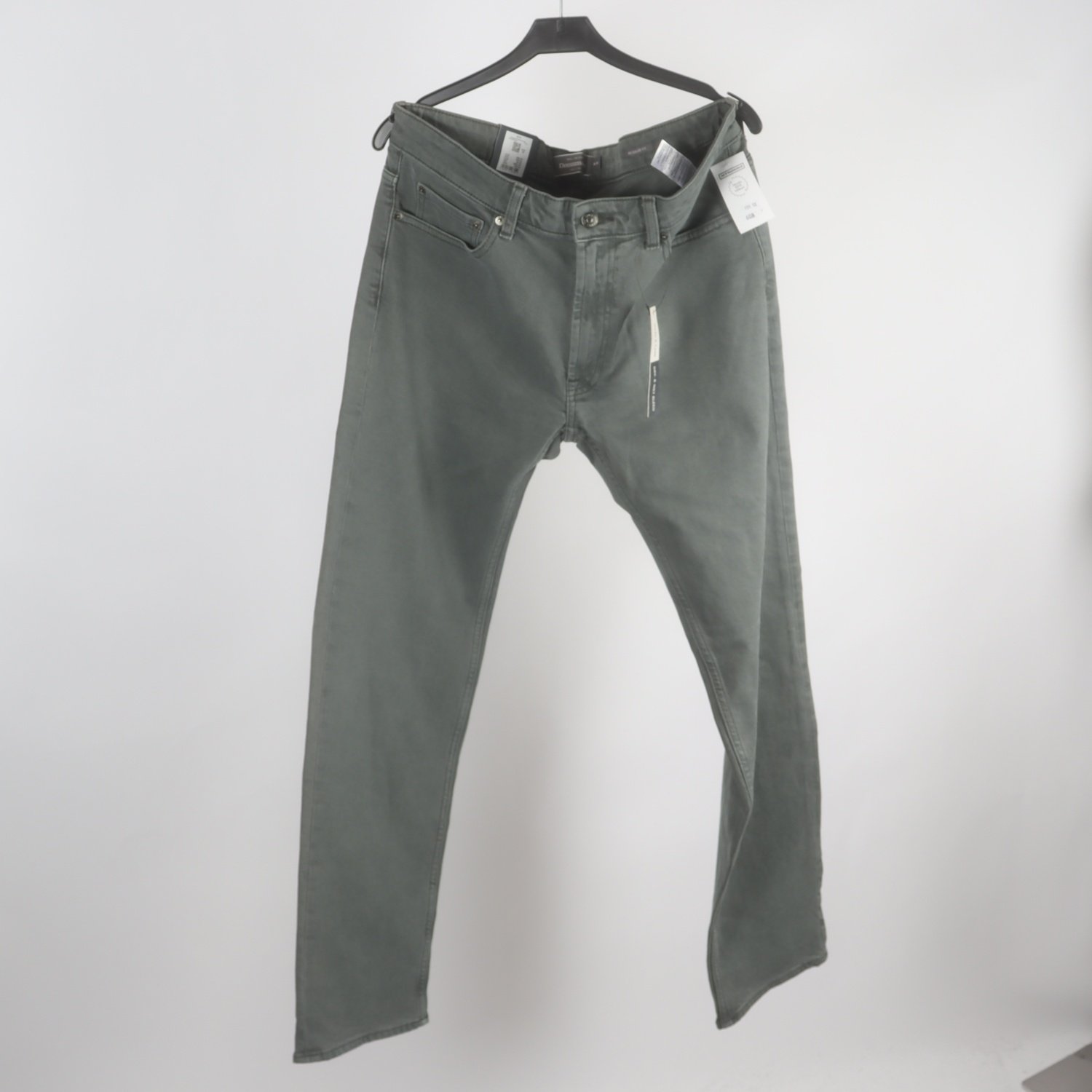 Jeans, Dressmann, gröngrå, stl. W: 34″ L: 34″