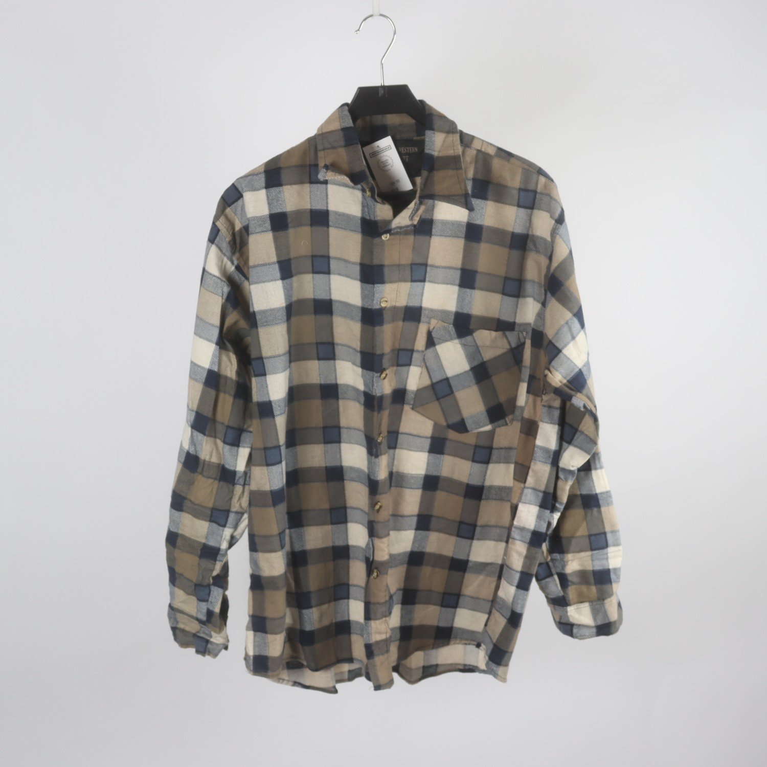 Skjorta, The Original Western Flannel Shirt, rutig, stl. L