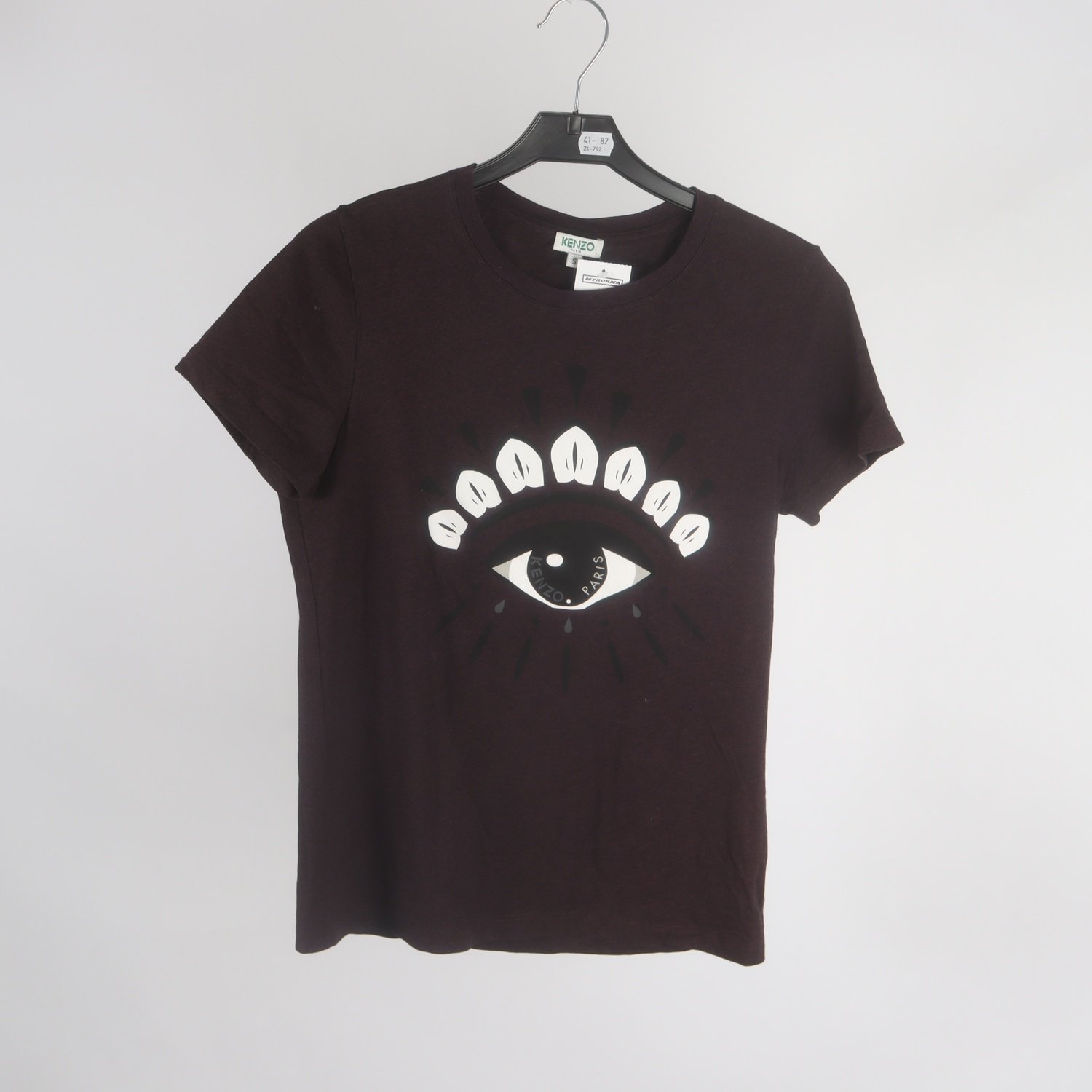 T-shirt, Kenzo Paris, plommon, stl. S