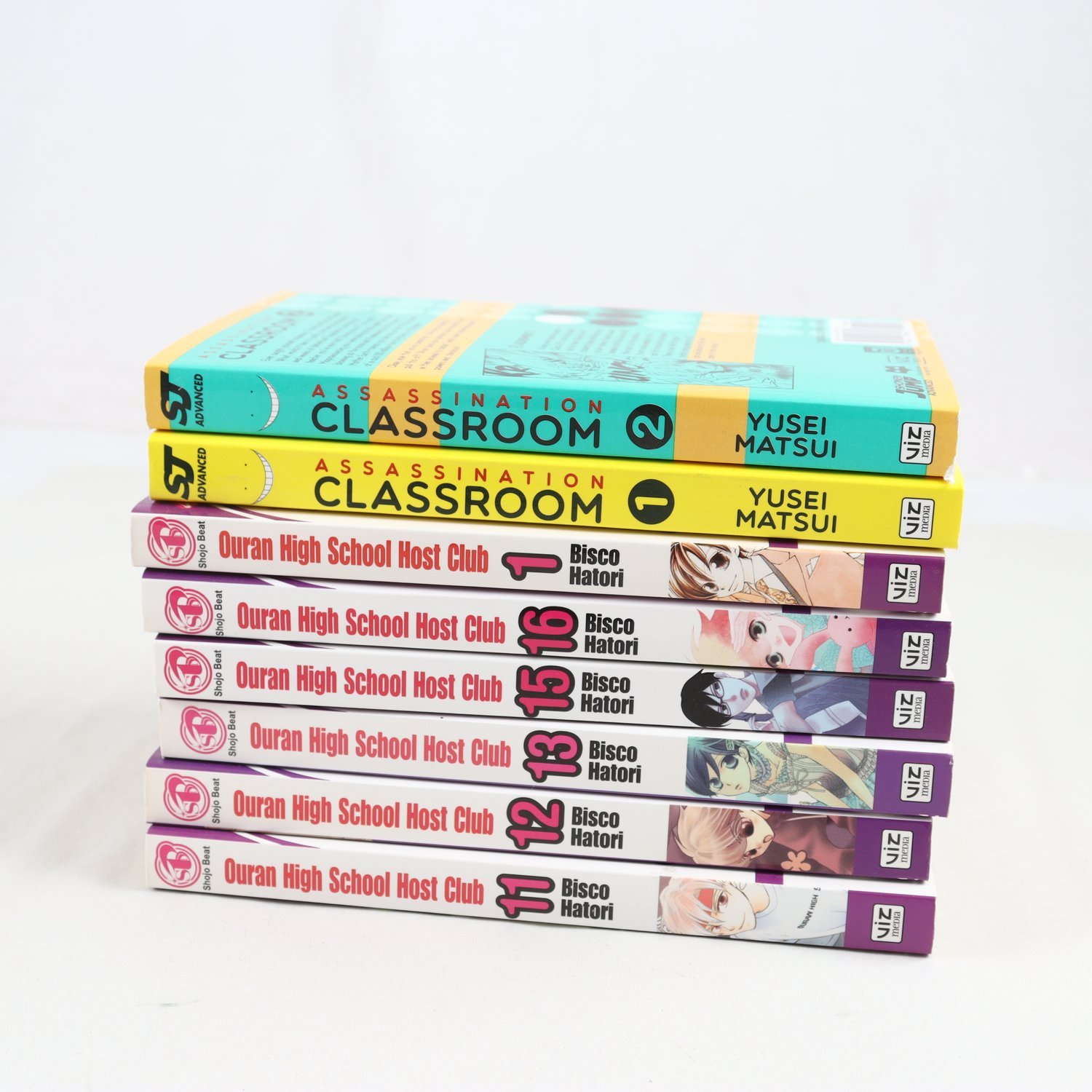 Ouran HS Host Club, 6vol+ Assassination Classroom, 2 vol. Samfraktas ej.