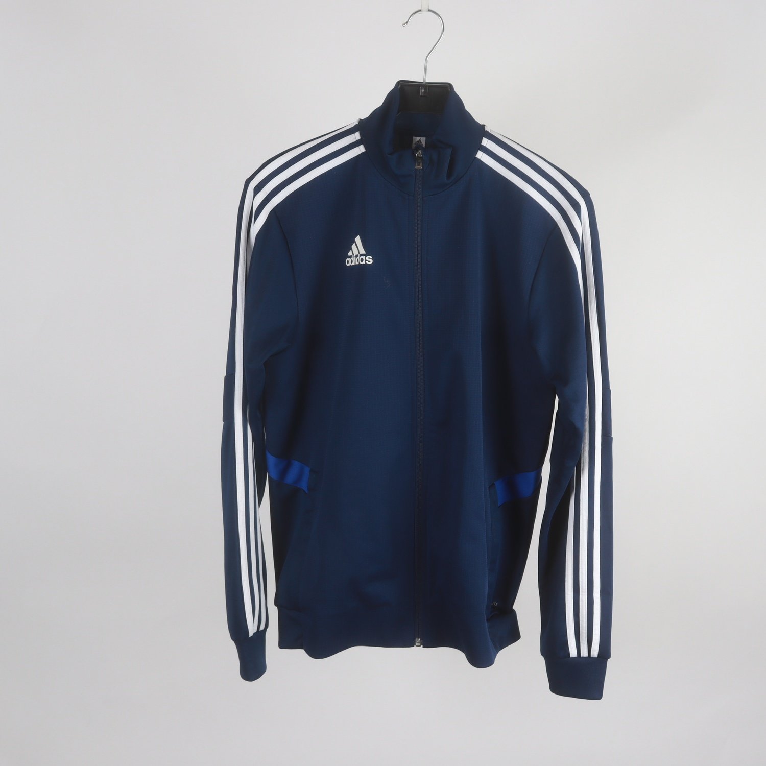 Träningsjacka, Adidas, blå, stl. S