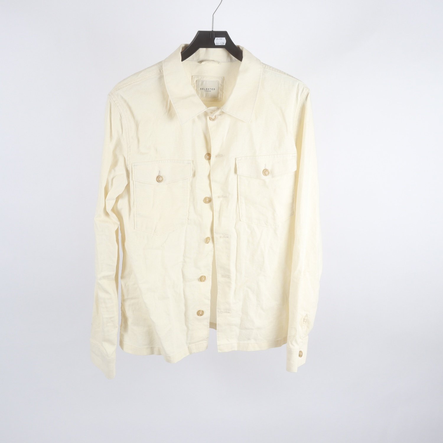 Overshirt, Selected Homme, linblandning, stl. L