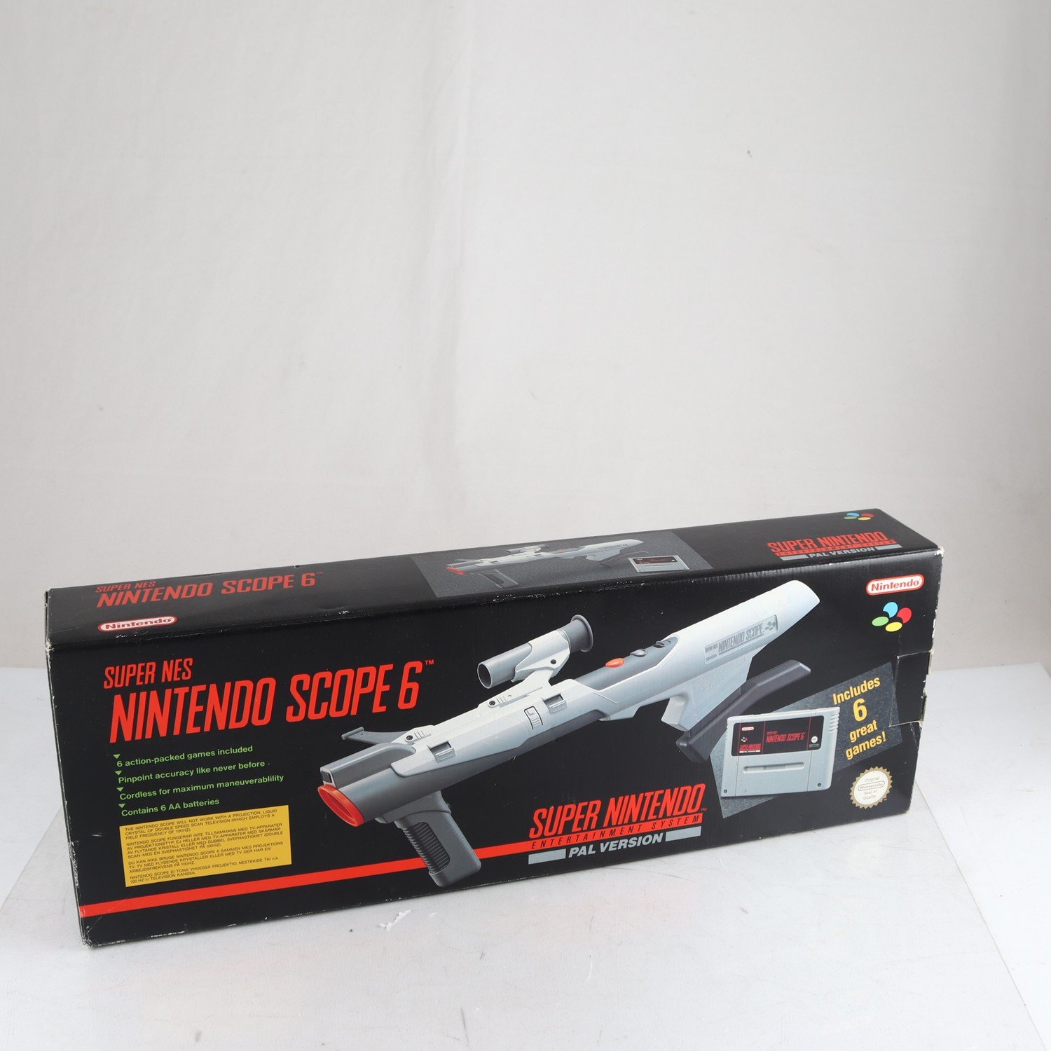 Super Nintendo, Scope 6. Samfraktas ej.