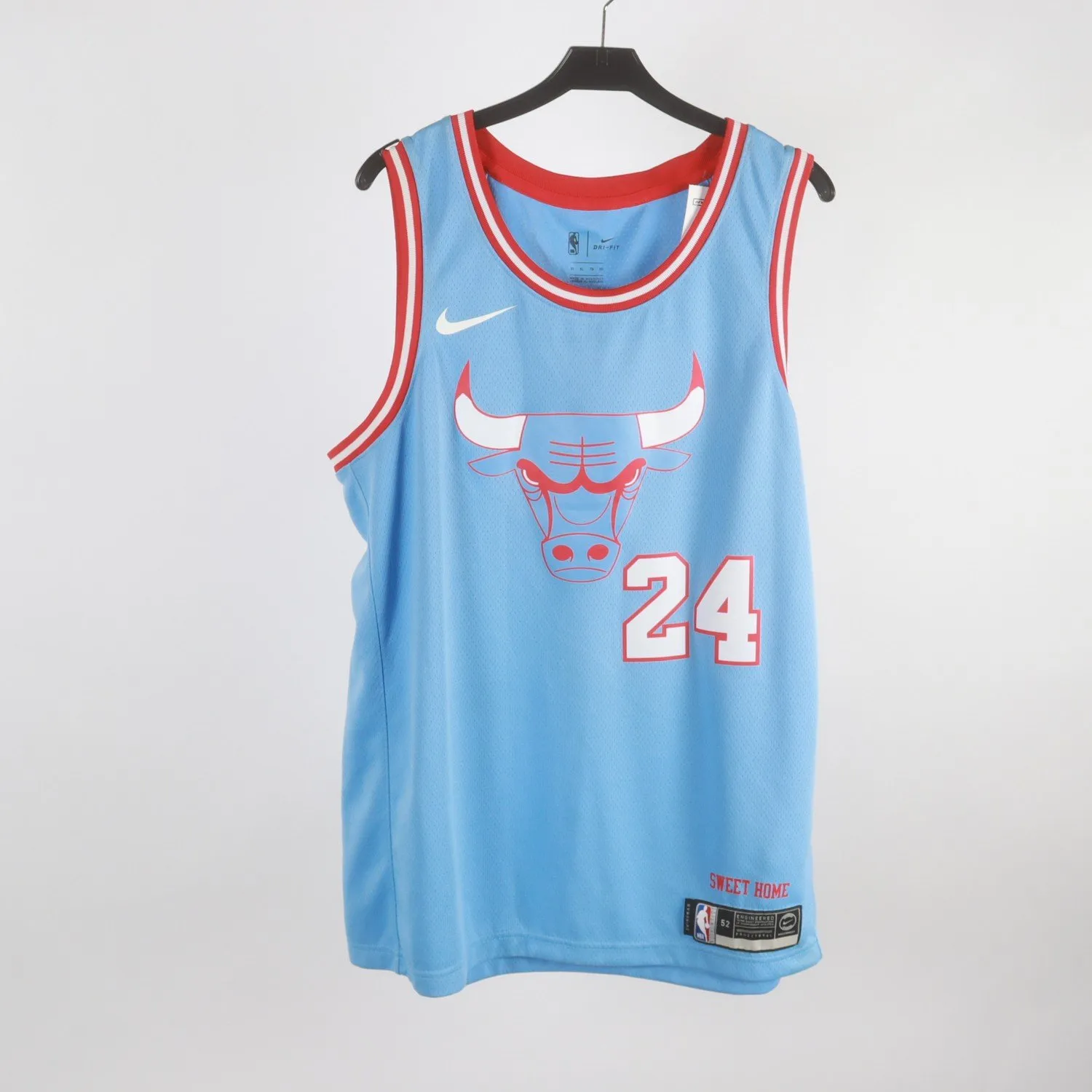 Linne, Nike, NBA, blå, markkanen, Chicago Bulls, stl. 52