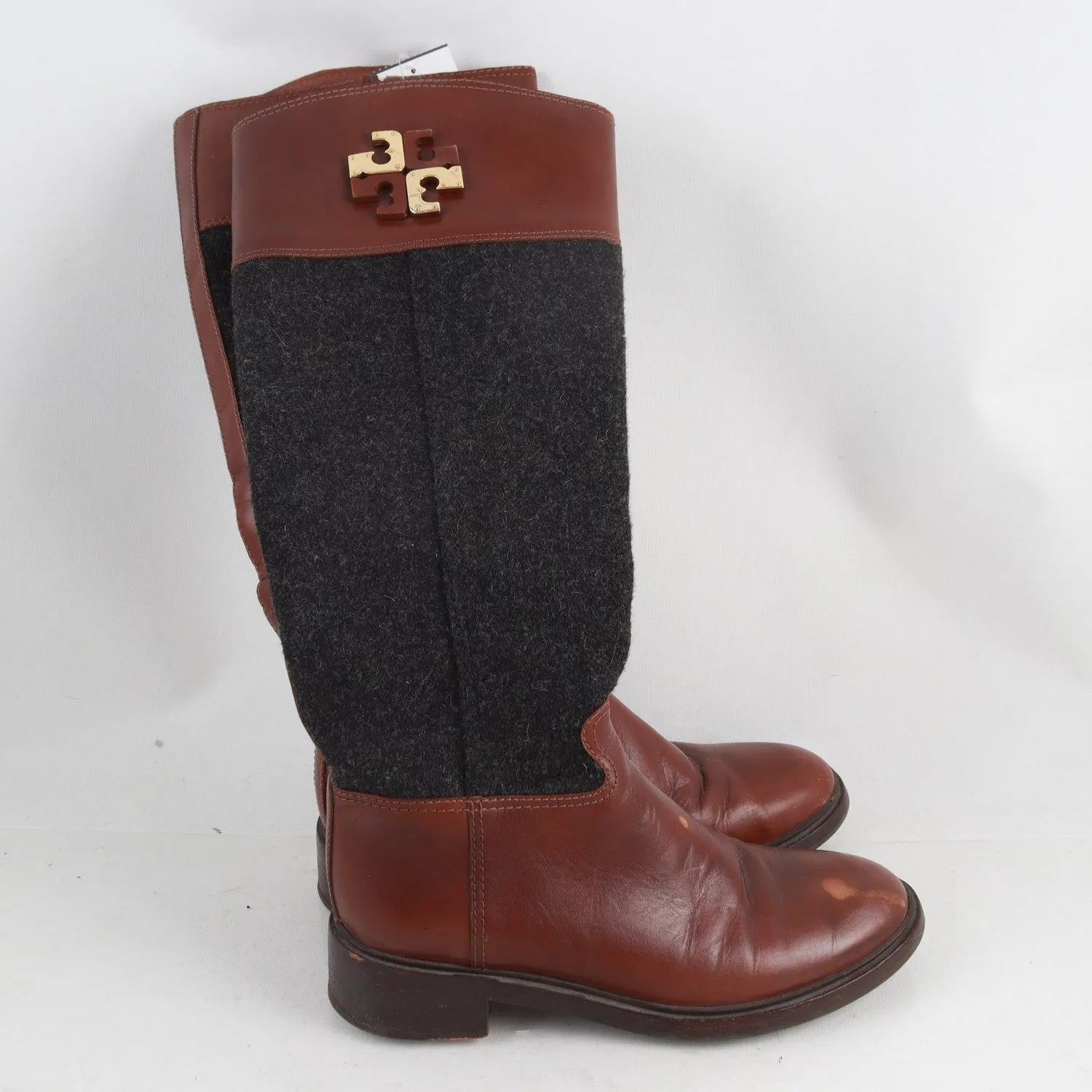 Stövlar, Tory Burch, brun, grå, stl. 38.5