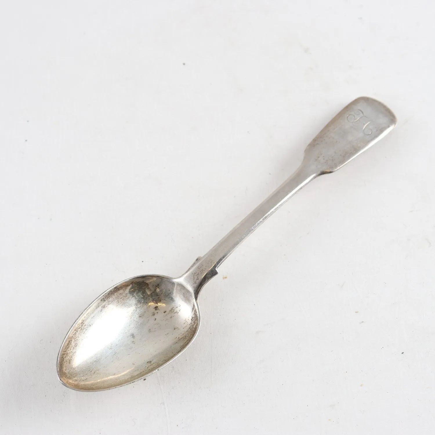 Dessertsked, silver, William Fountain, 1794, London, tullmärkt George III,1832