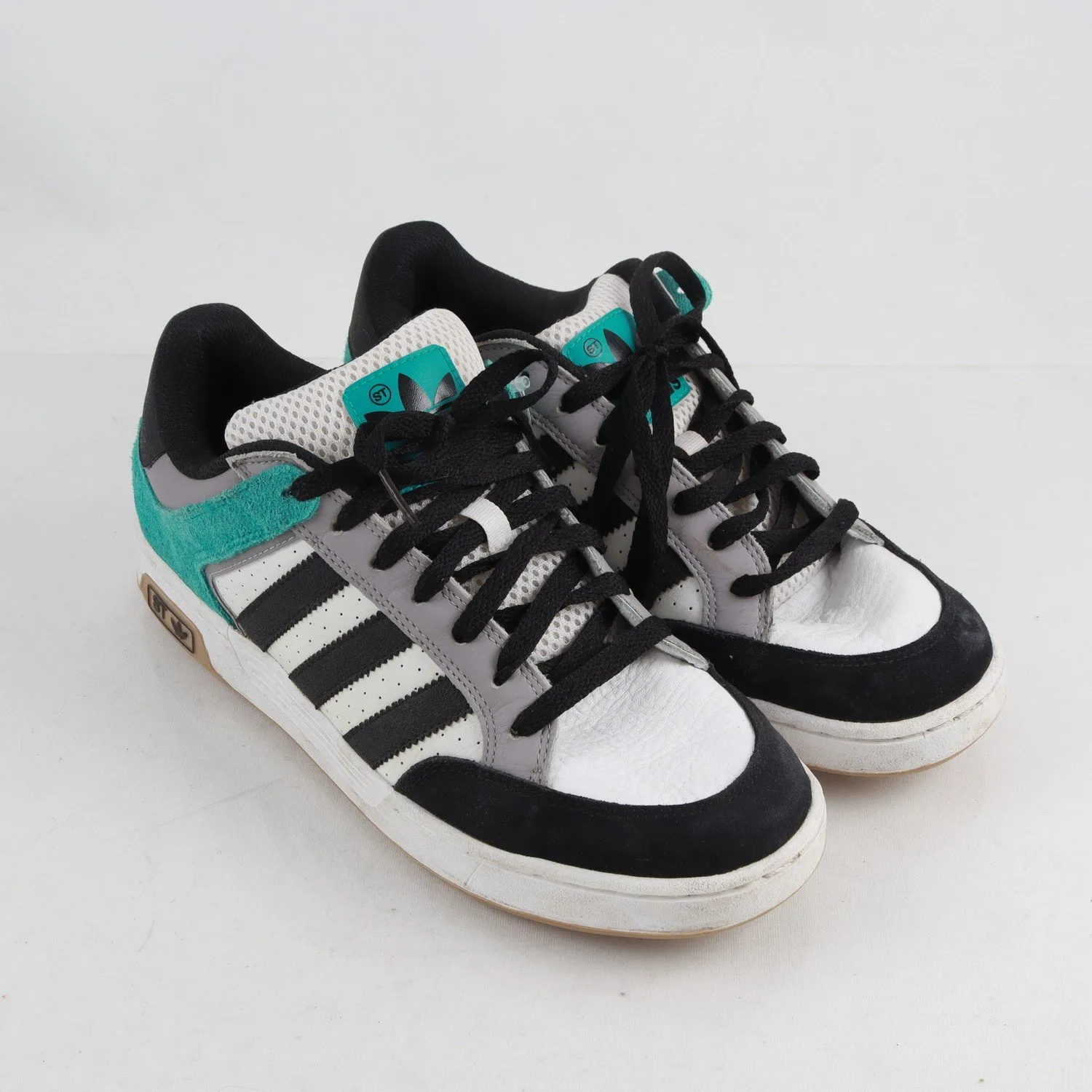 Sneakers, Adidas, svart, vit, turkos, stl. 40.5