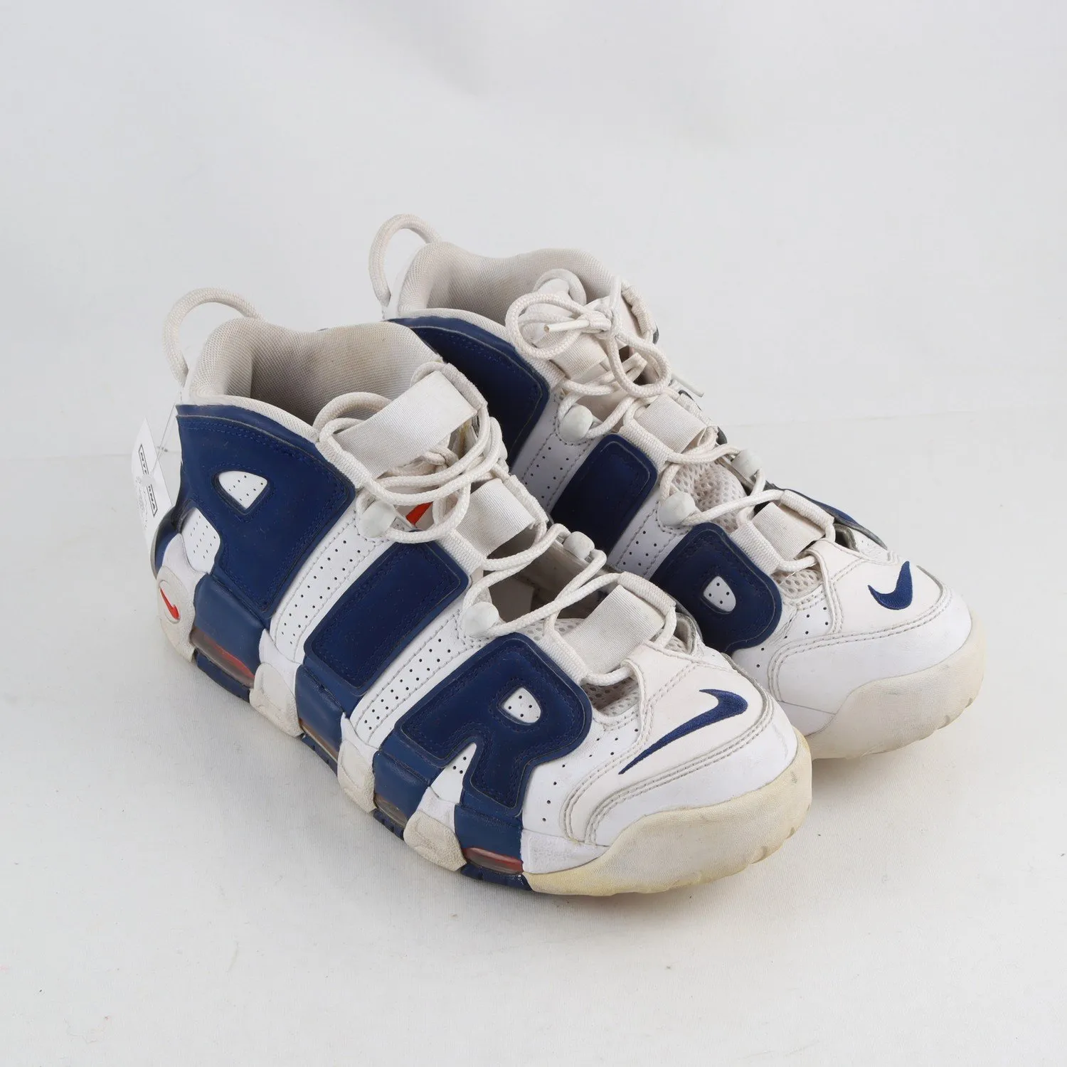 Sneakers, Nike Air Uptempo, vit, blå, stl. 41