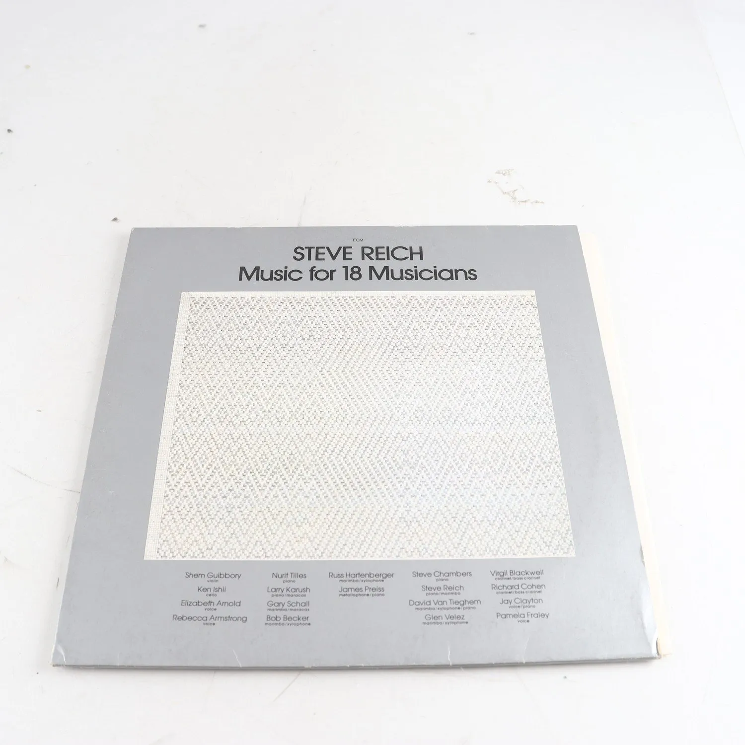 LP Steve Reich, Music For 18 Musicians