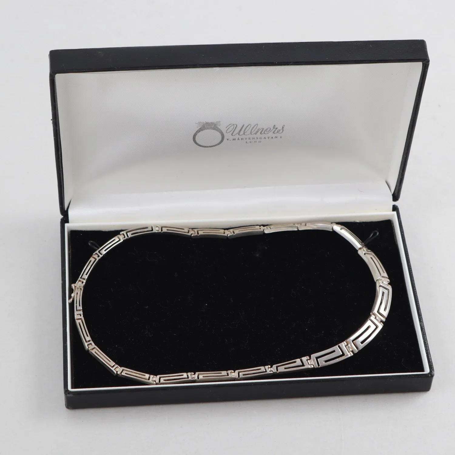 Halsband, collier, silver, vikt: 29,9g