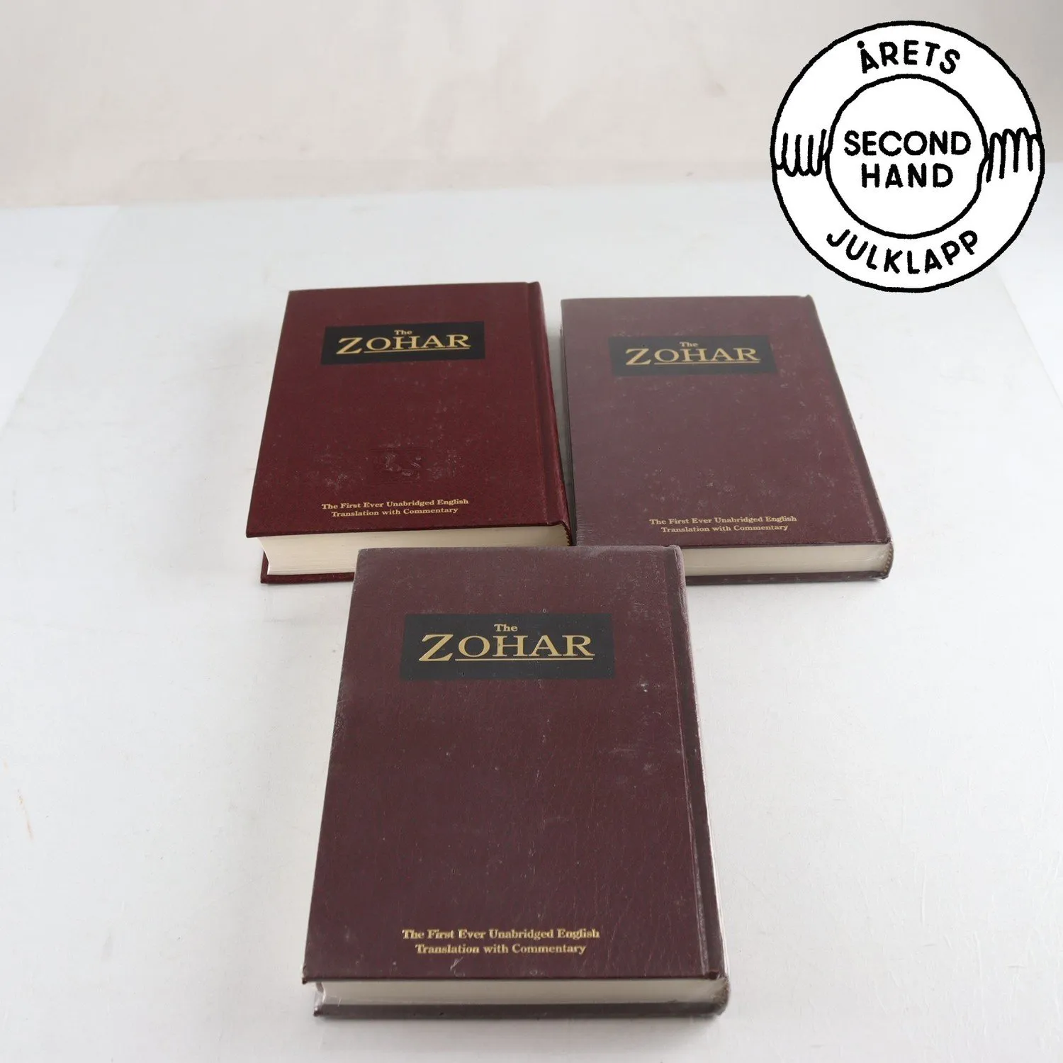 The Zohar, Vol. 18, 19 & 20 (Vol. 18 & 19 inplastade) samfraktas ej