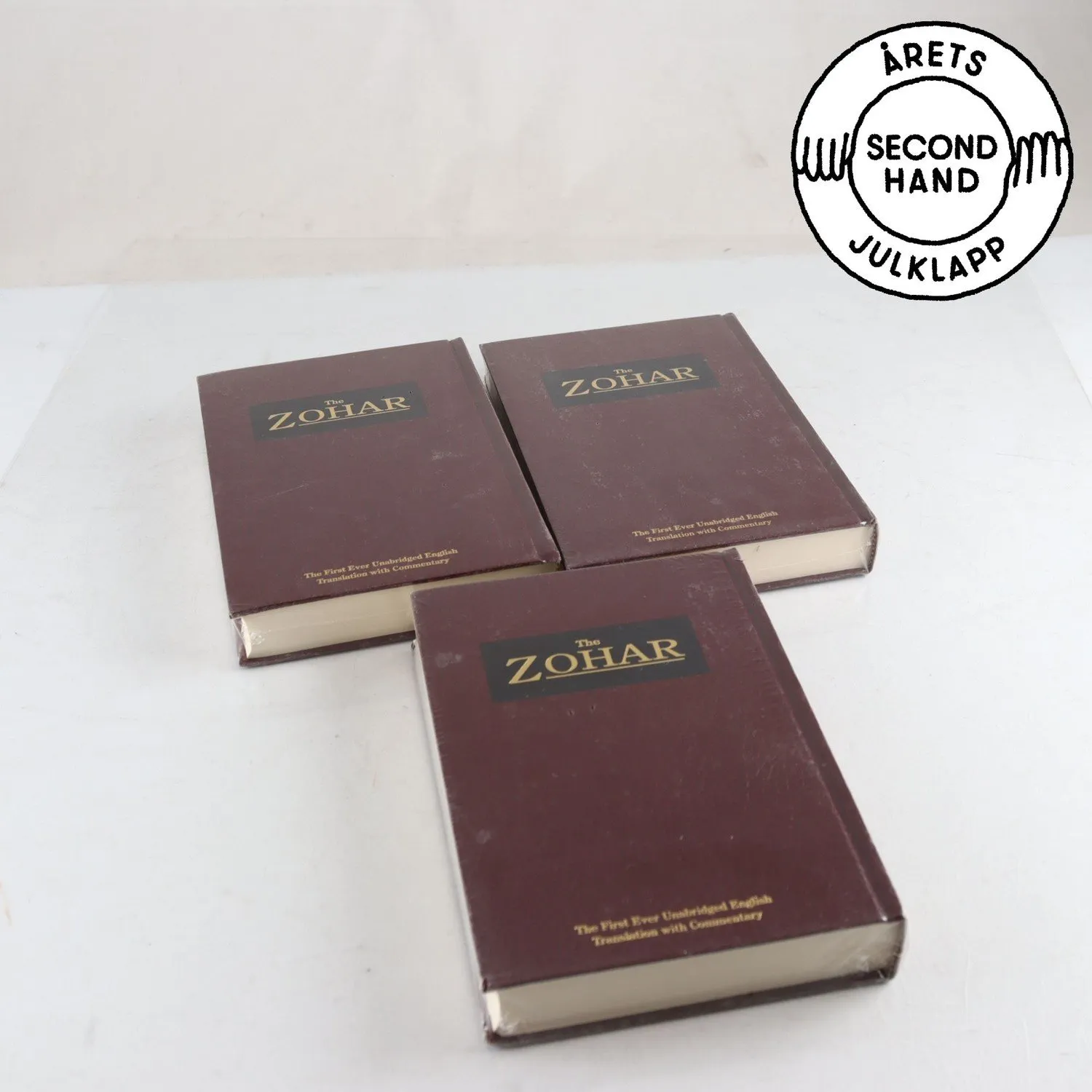 The Zohar, Vol. 12, 16 & 17 (inplastade) samfraktas ej