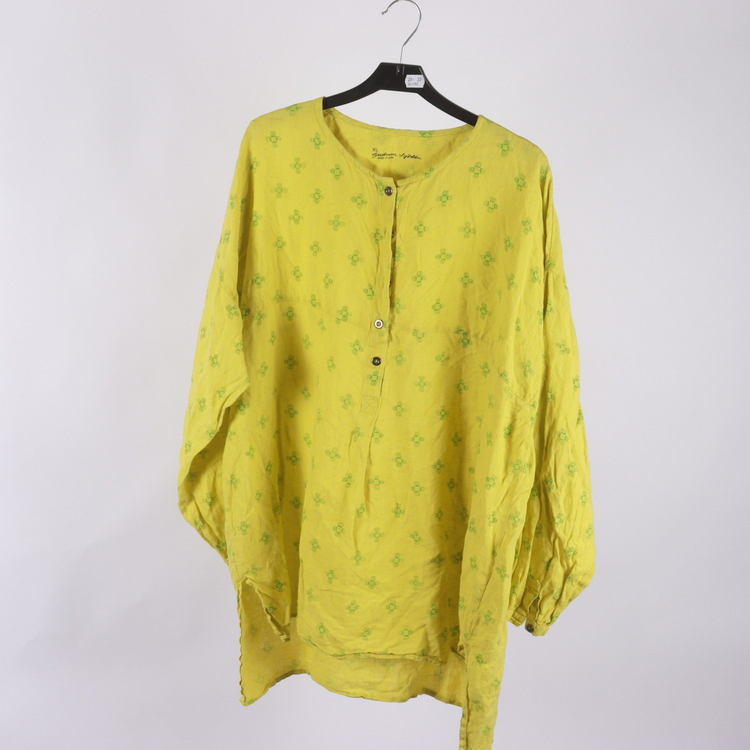 Blus, Gudrun Sjödén, 100% lin, stl. XL