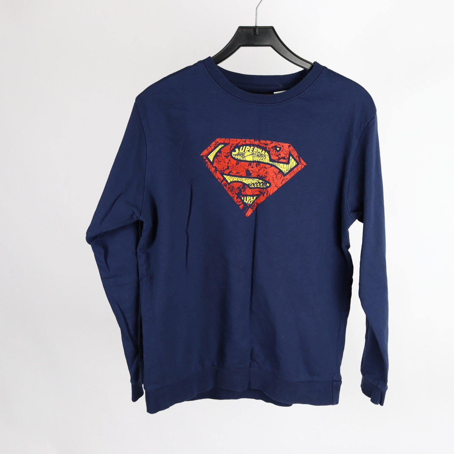 Sweatshirt, Bewakoof ”Superman”, blå, stl. L