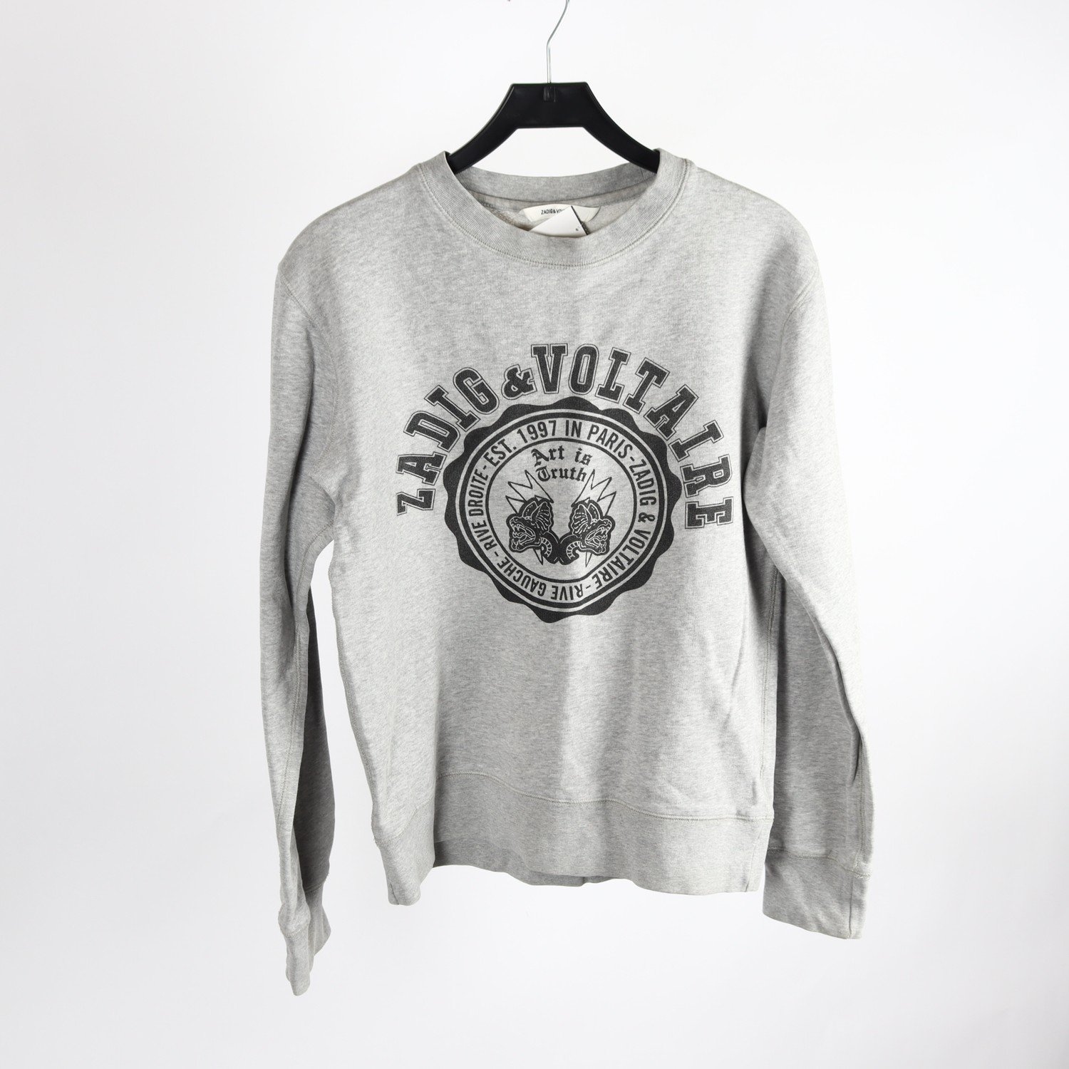 Sweatshirt, Zadig & Voltaire, grå, stl. S