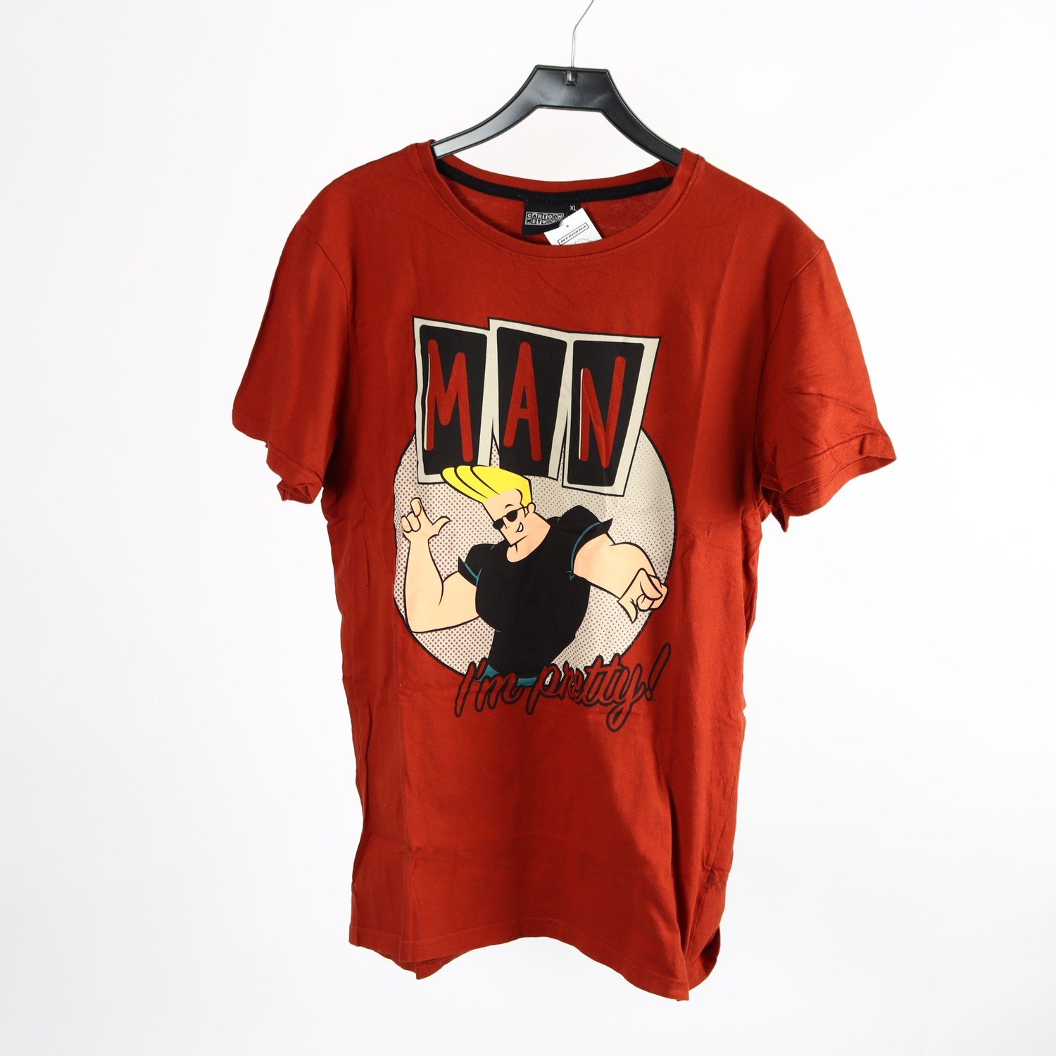 T-shirt, Cartoon Network ”Johnny Bravo” brun, stl. XL