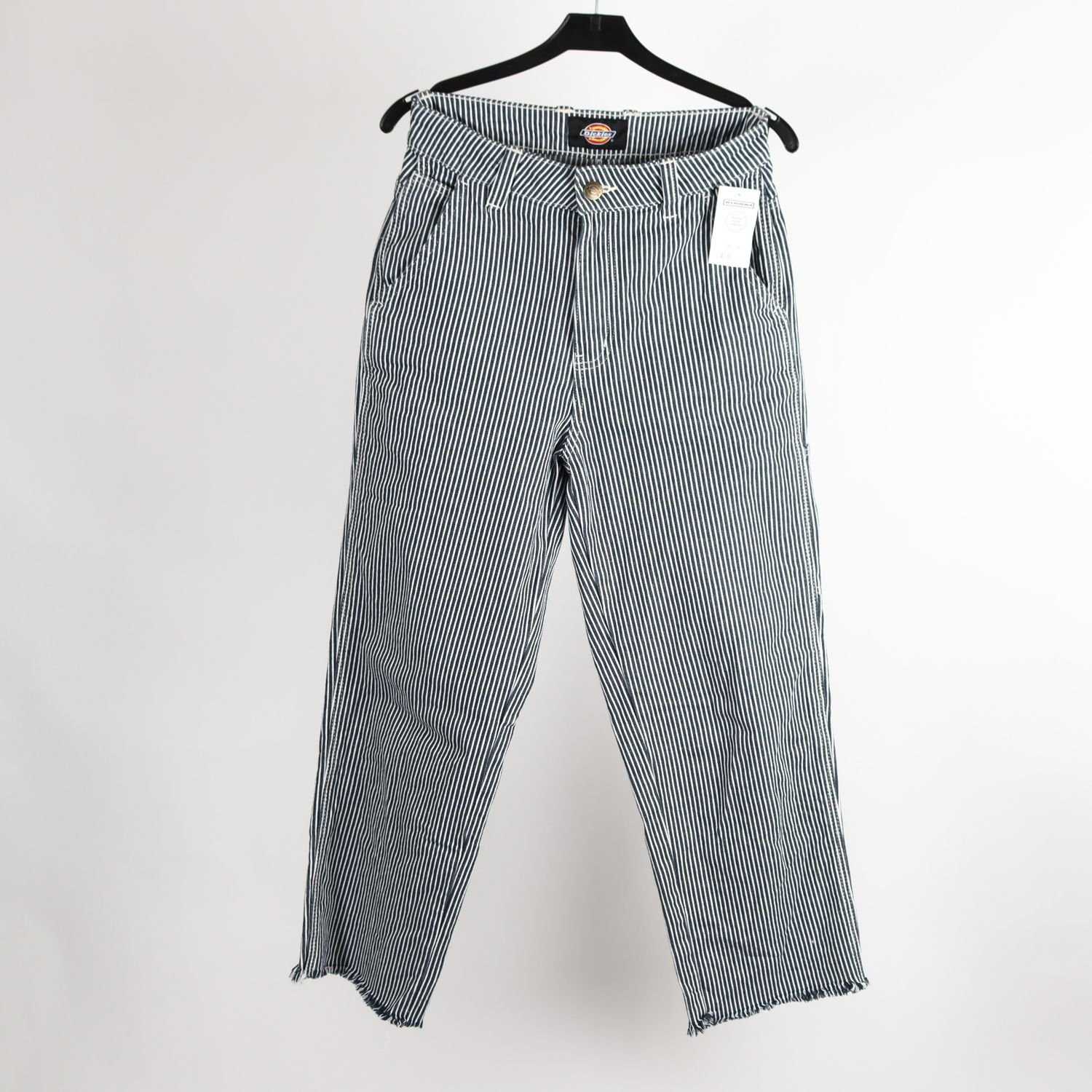 Jeans, Dickies, blå, vit, randig, stl. W 27