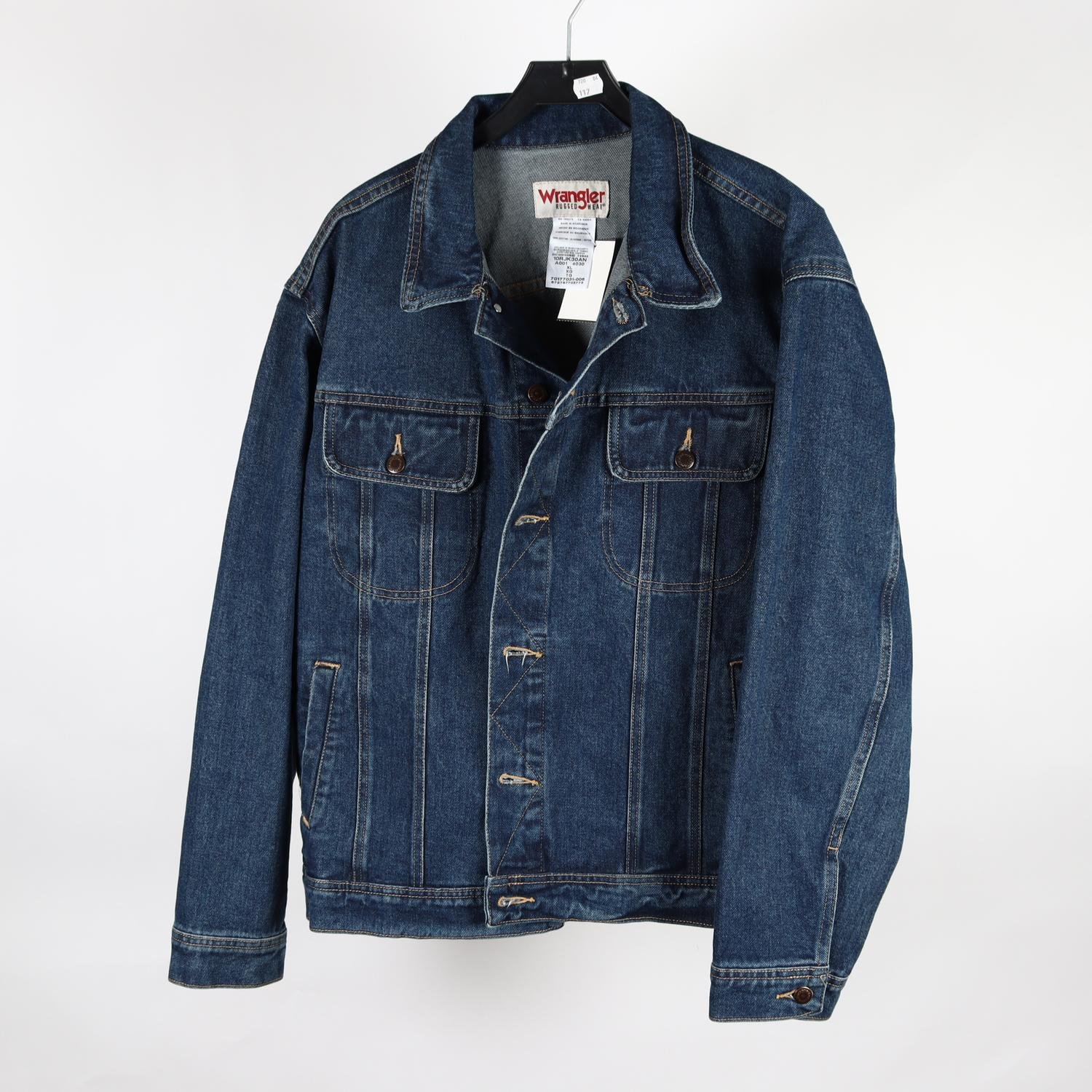 Jeansjacka, Wrangler, blå, stl. XL